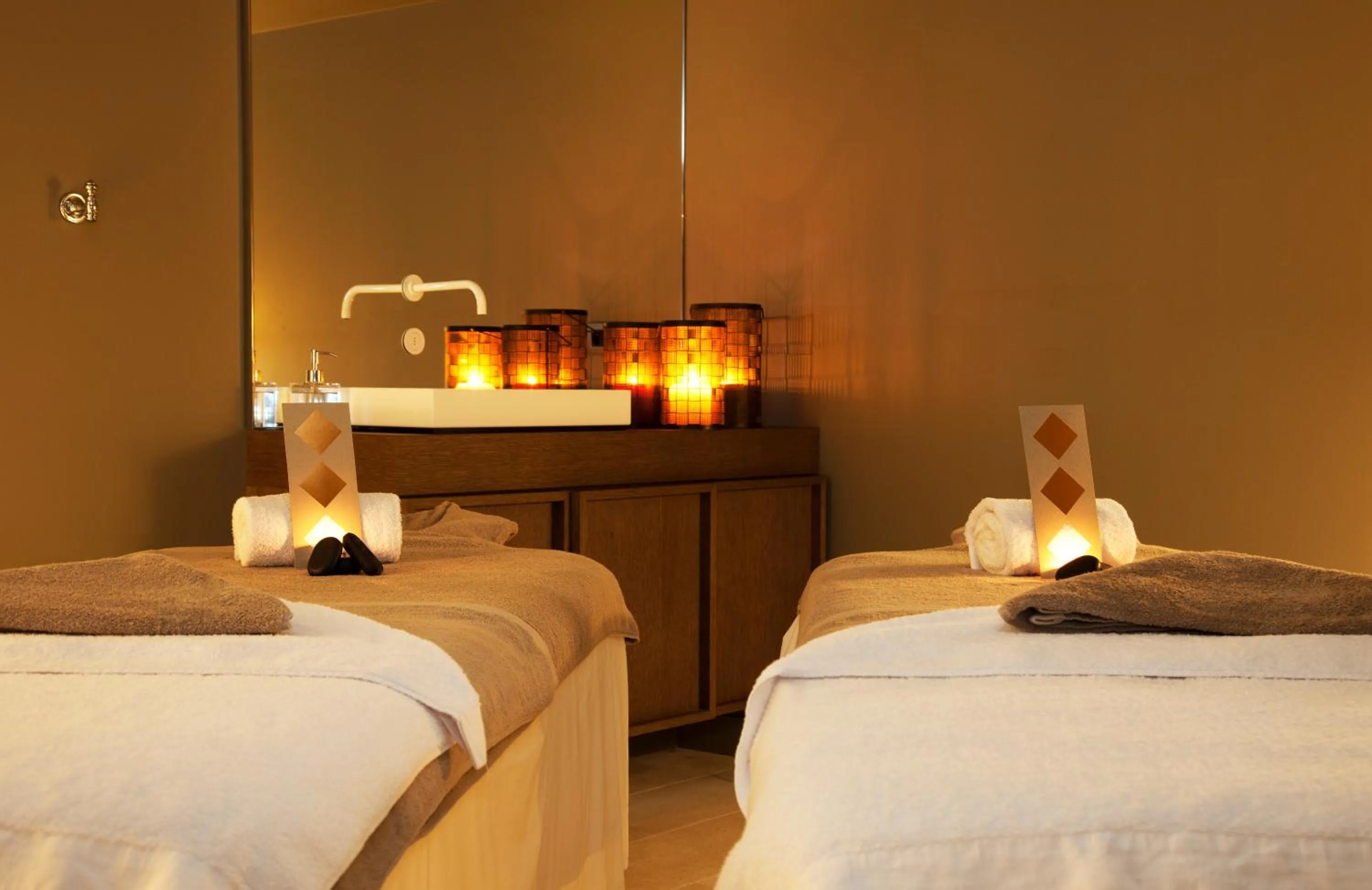 Massage, Bed in Relais de Chambord, a Small Luxury Hotels of the World