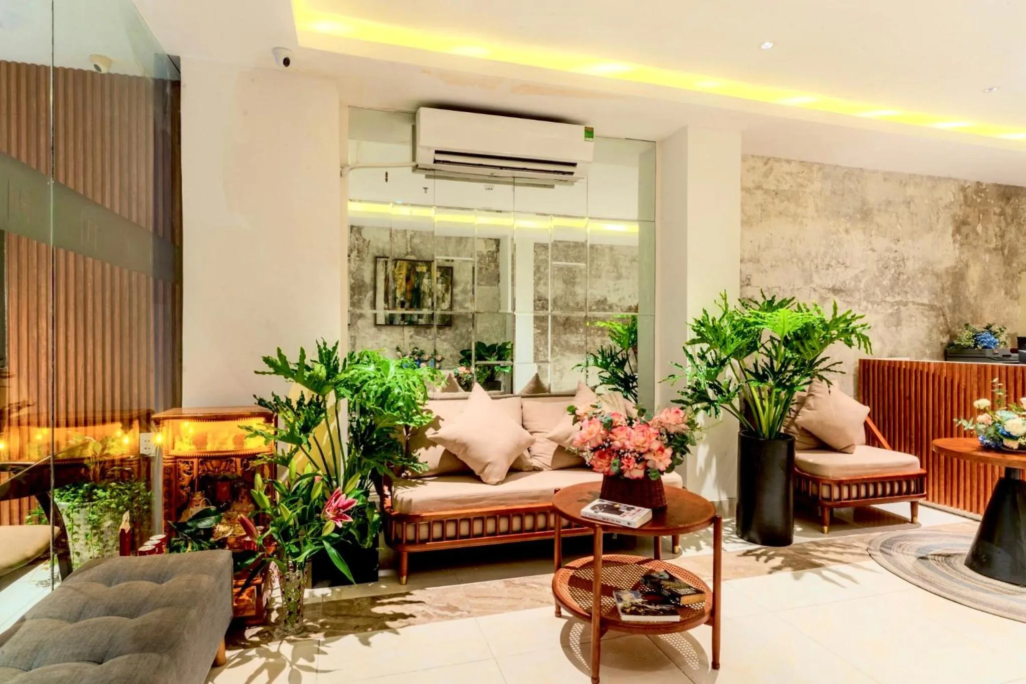 Seating area in Park View Luxury Hotel