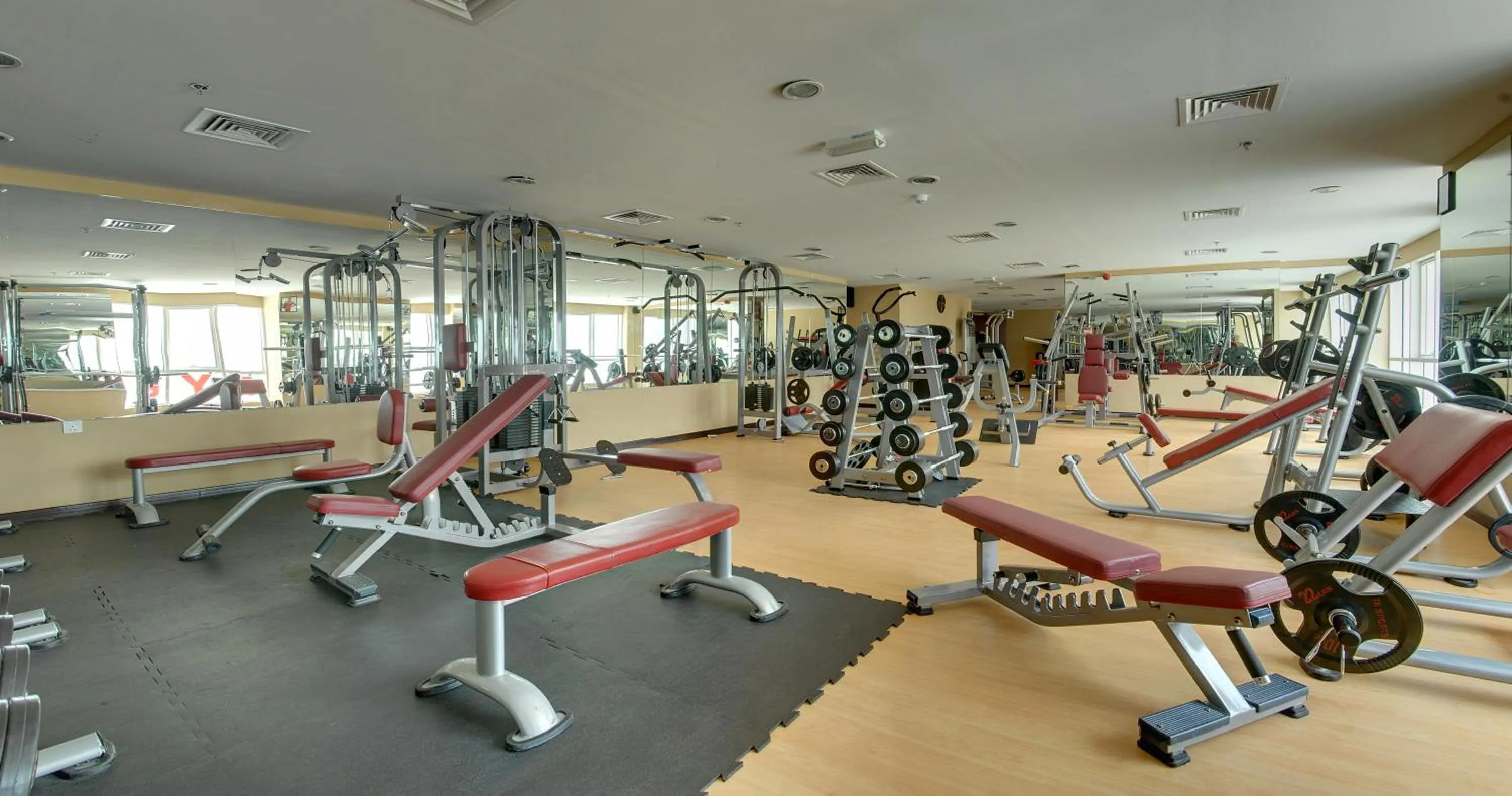 Fitness centre/facilities in Aryana Hotel