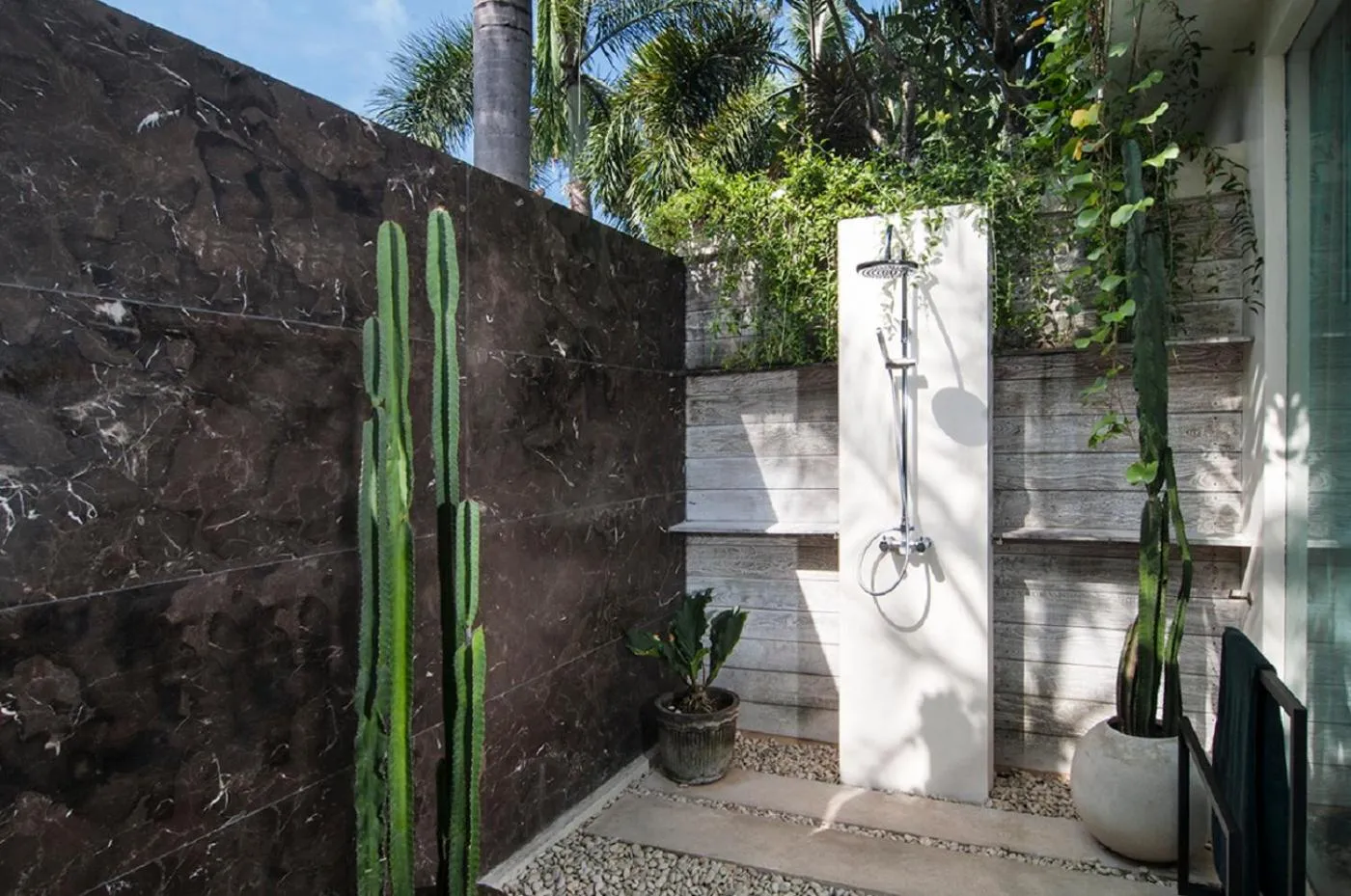Shower in Chandra Bali Villas