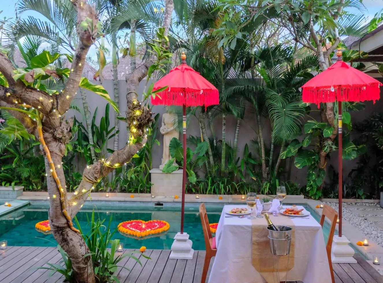 Patio in Chandra Bali Villas