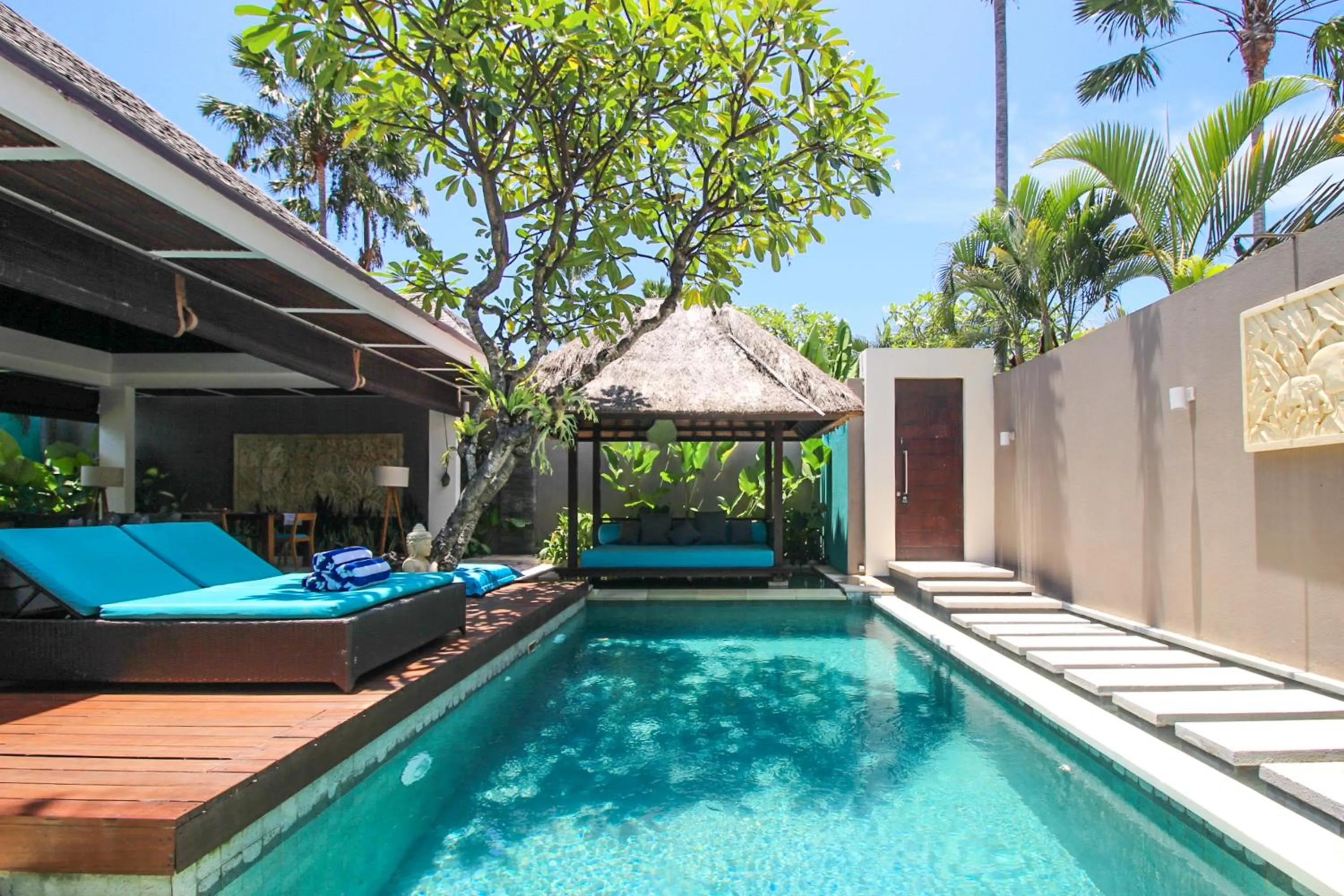 Swimming pool in Chandra Bali Villas
