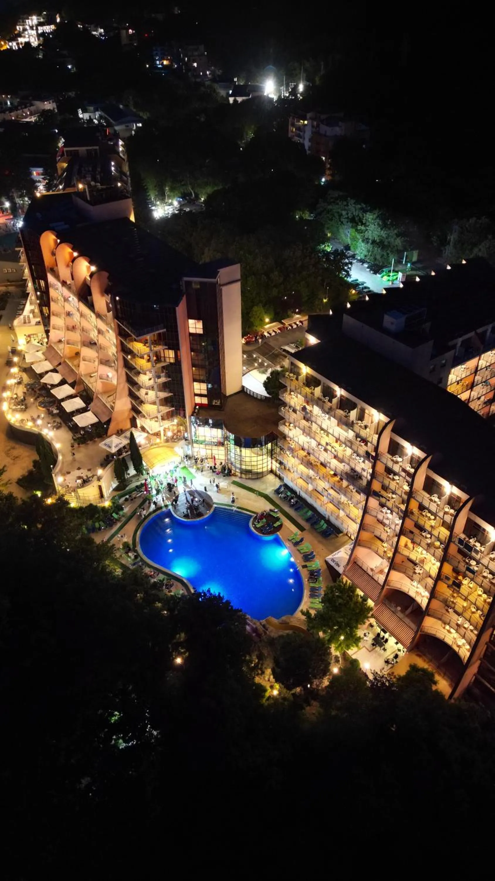 Property building in Helios Spa Hotel- All Inclusive , Newly Refurbished Rooms with Private AC, Pools and Water Fun for Kids