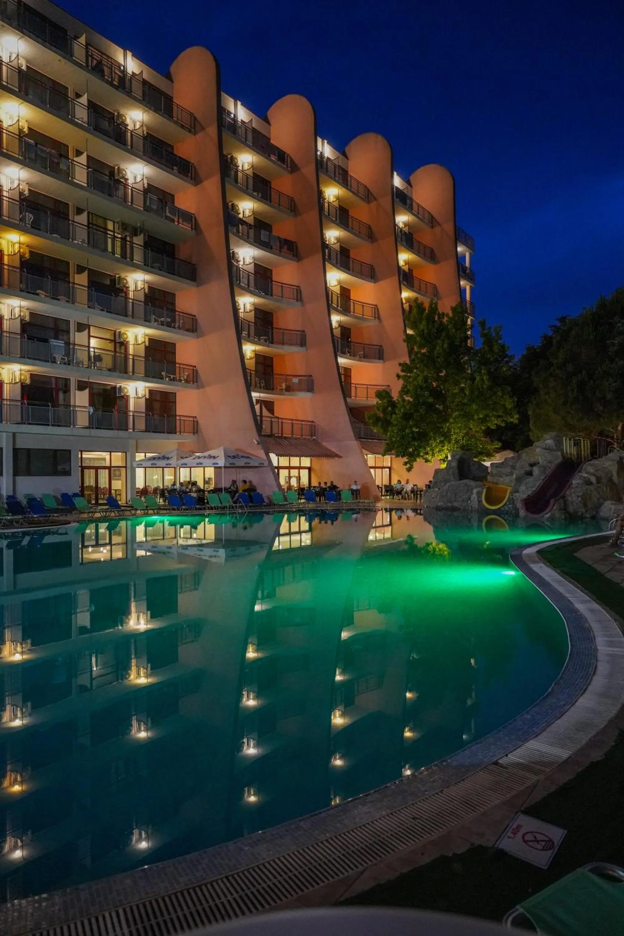 Property building in Helios Spa Hotel- All Inclusive , Newly Refurbished Rooms with Private AC, Pools and Water Fun for Kids