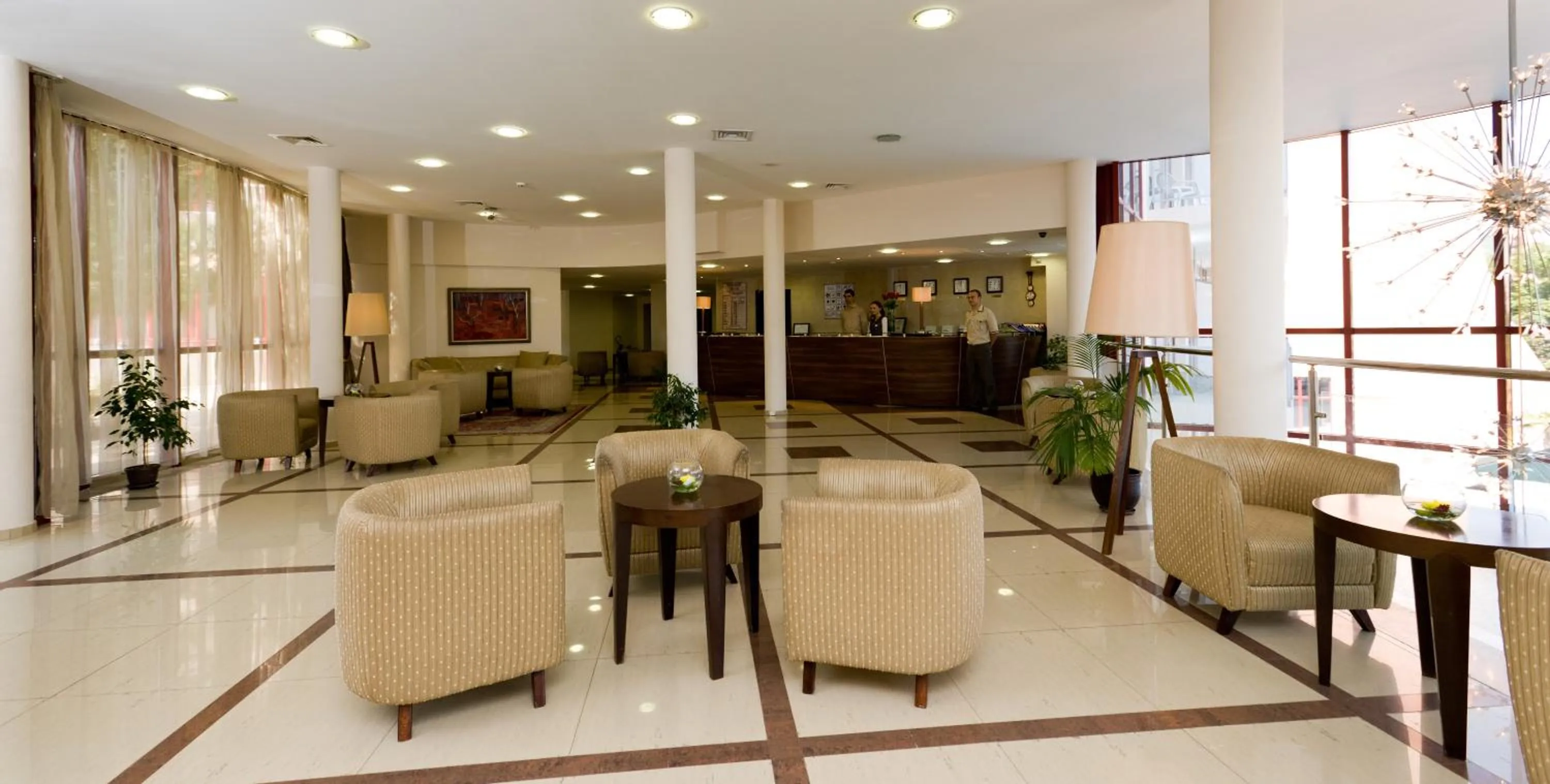 Lobby or reception in Helios Spa Hotel- All Inclusive , Newly Refurbished Rooms with Private AC, Pools and Water Fun for Kids