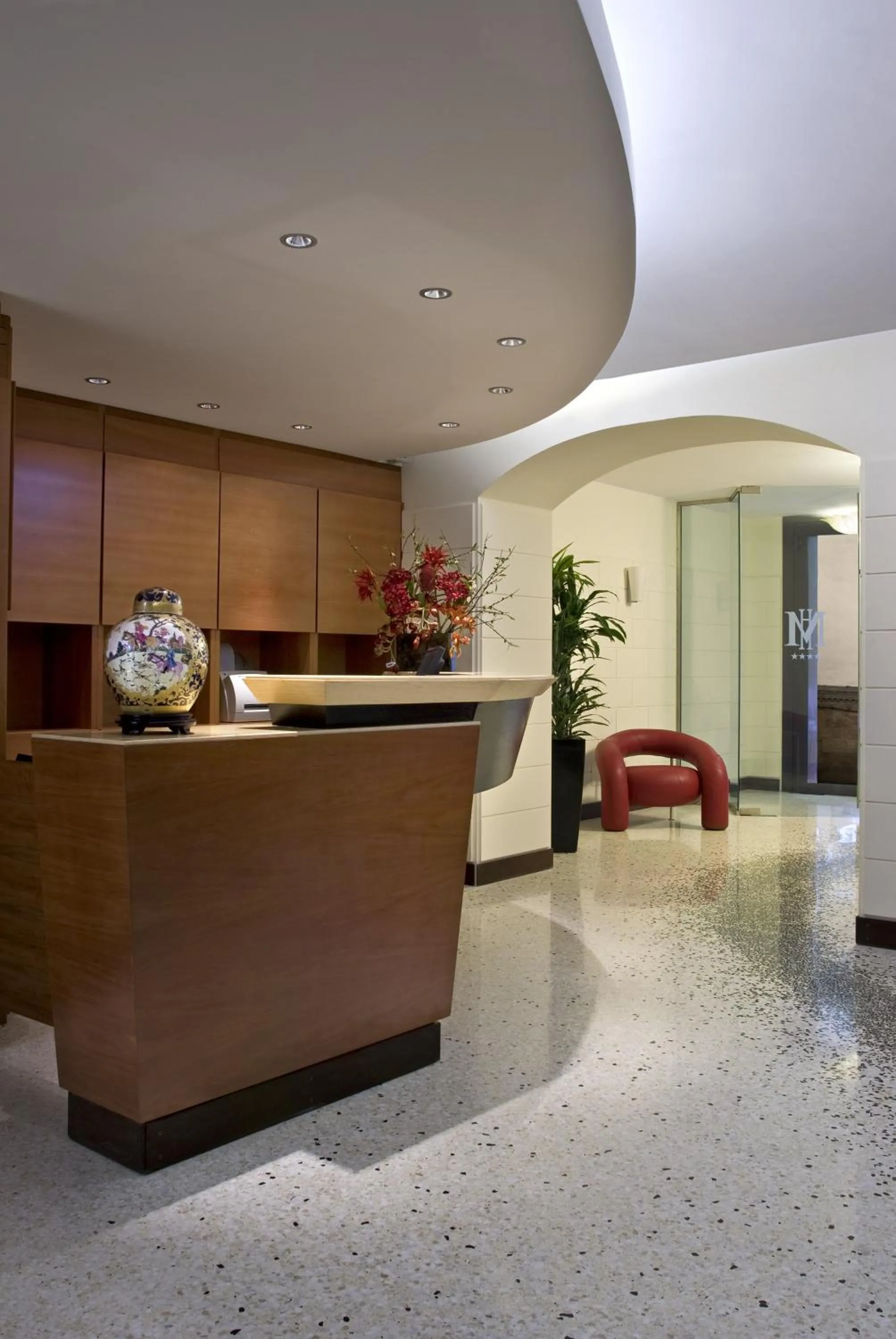 Lobby or reception in Hotel Memphis