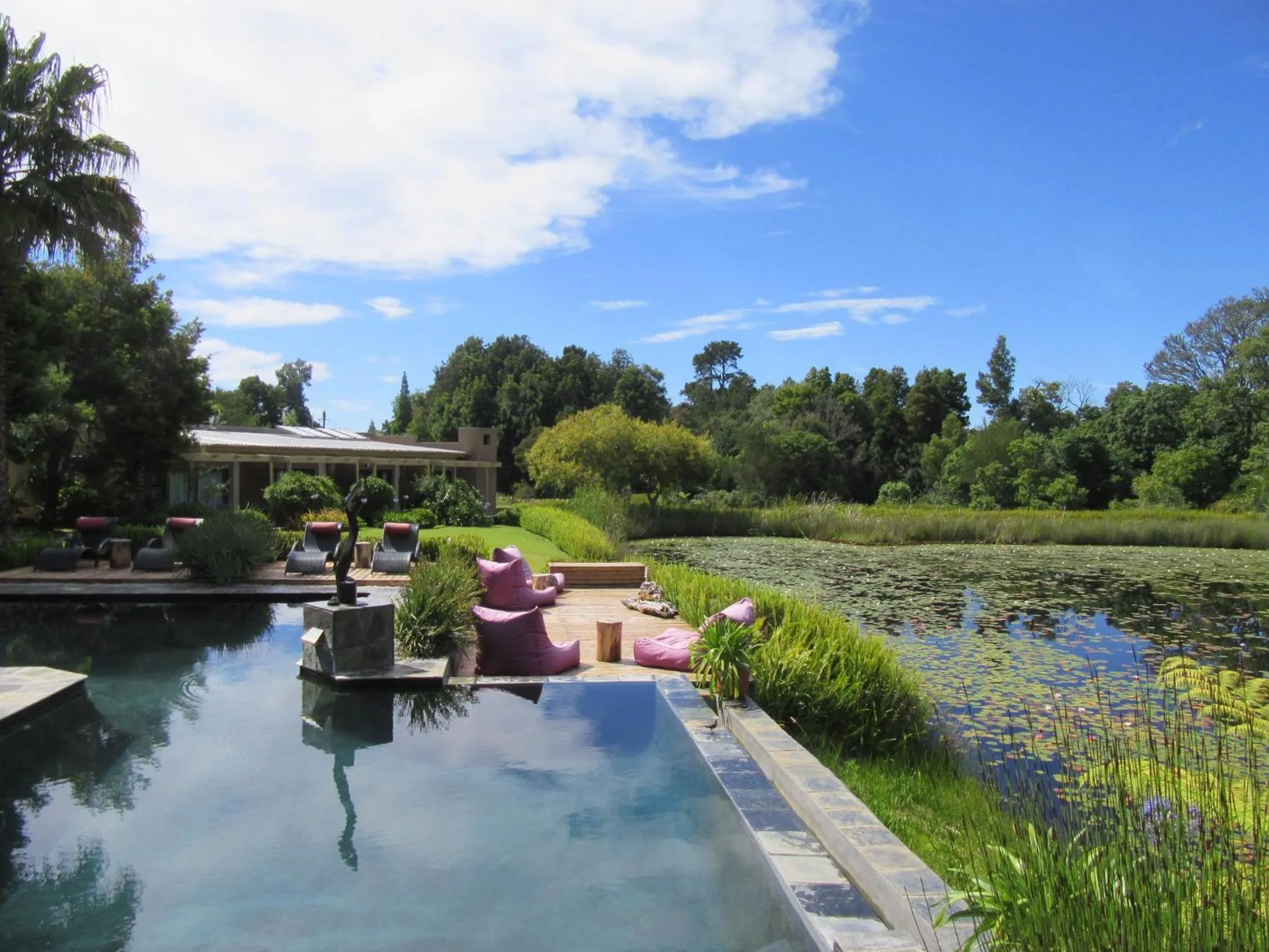 Patio in Lily Pond Country Lodge