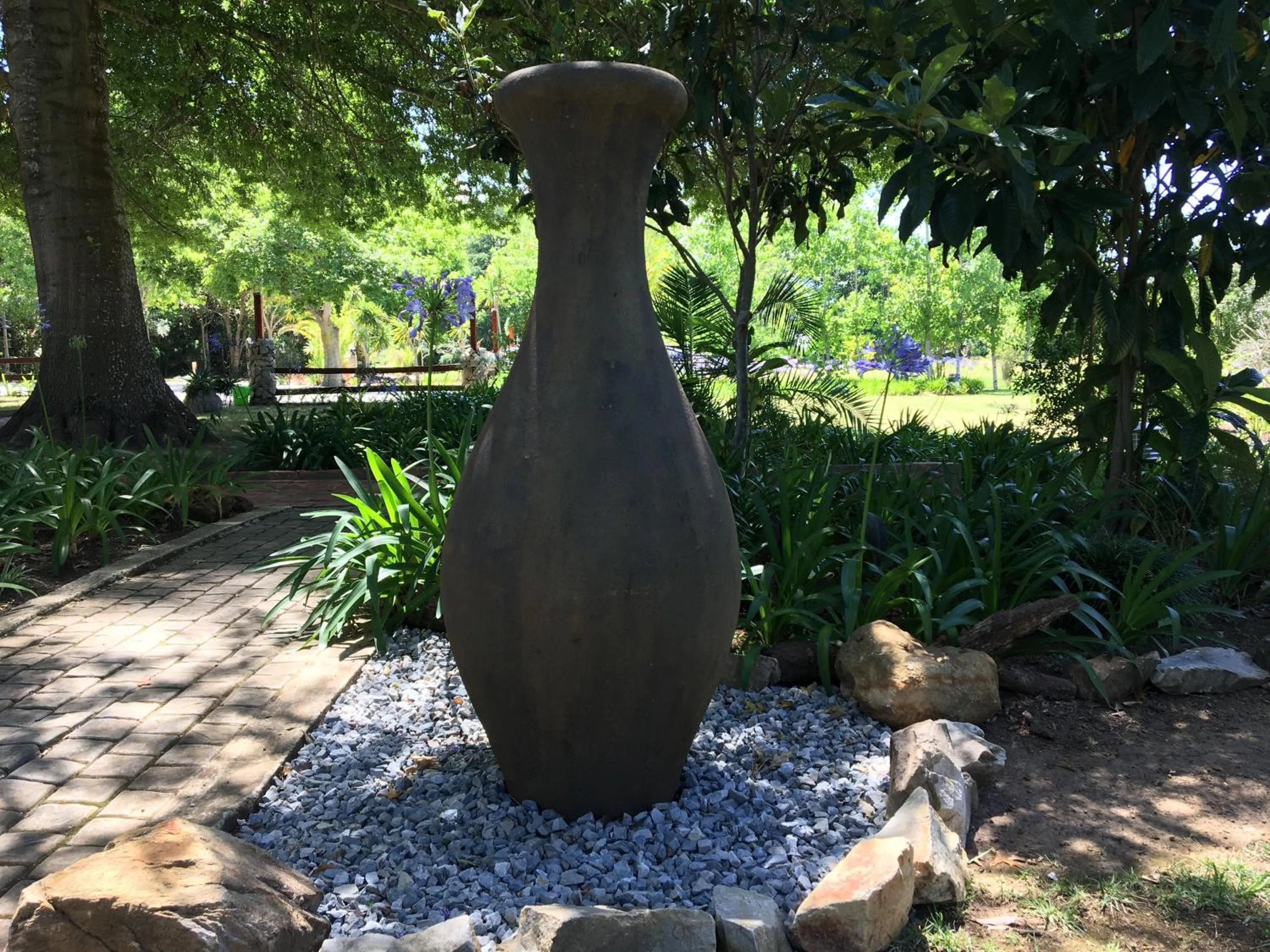 Garden in Lily Pond Country Lodge