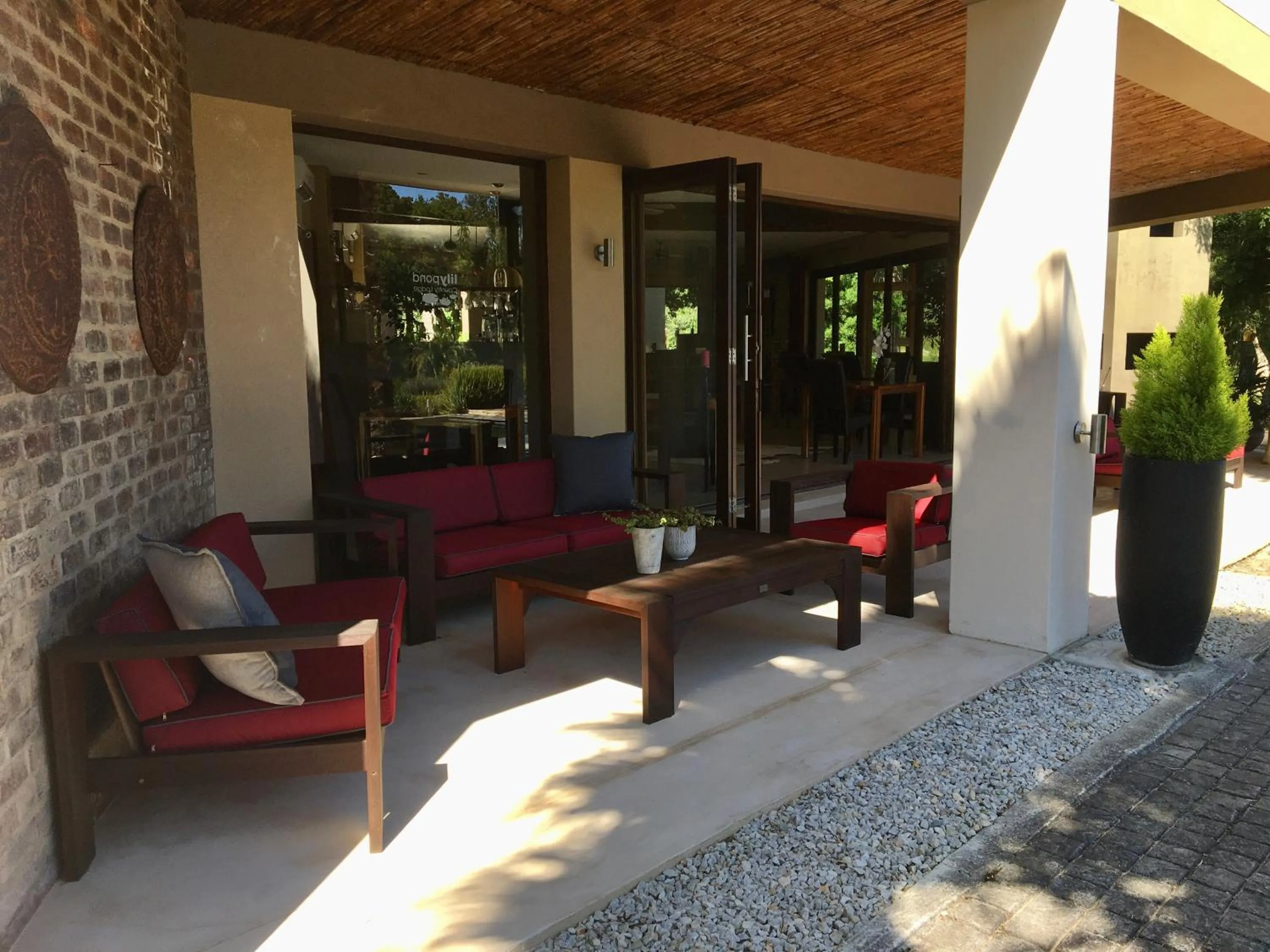 Patio in Lily Pond Country Lodge