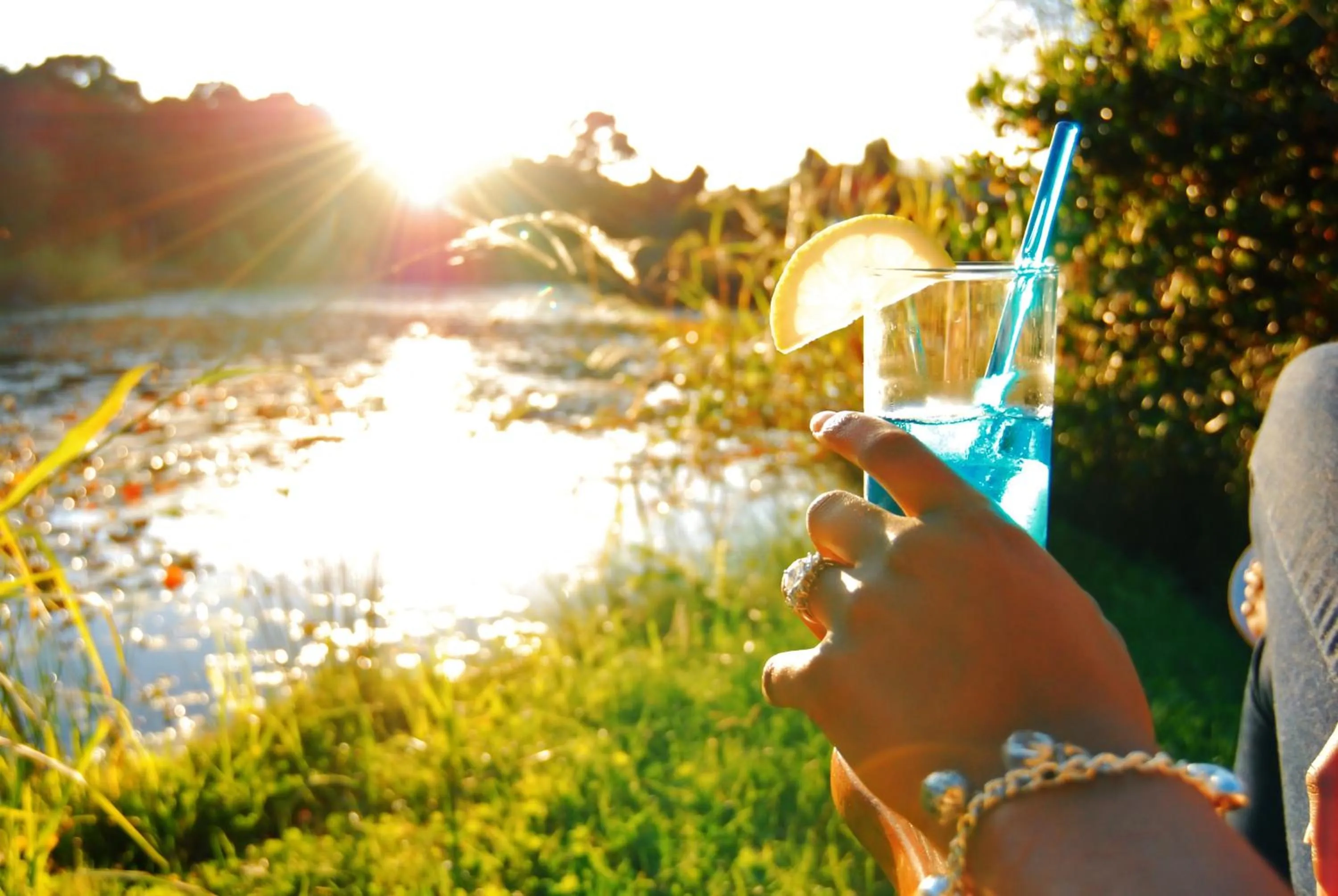 People in Lily Pond Country Lodge