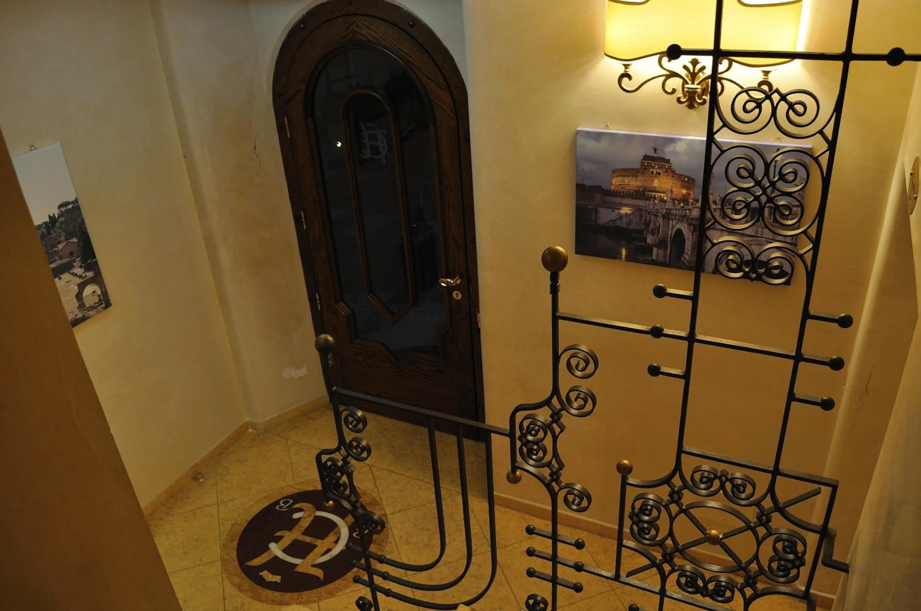 Decorative detail in Al Casaletto Hotel