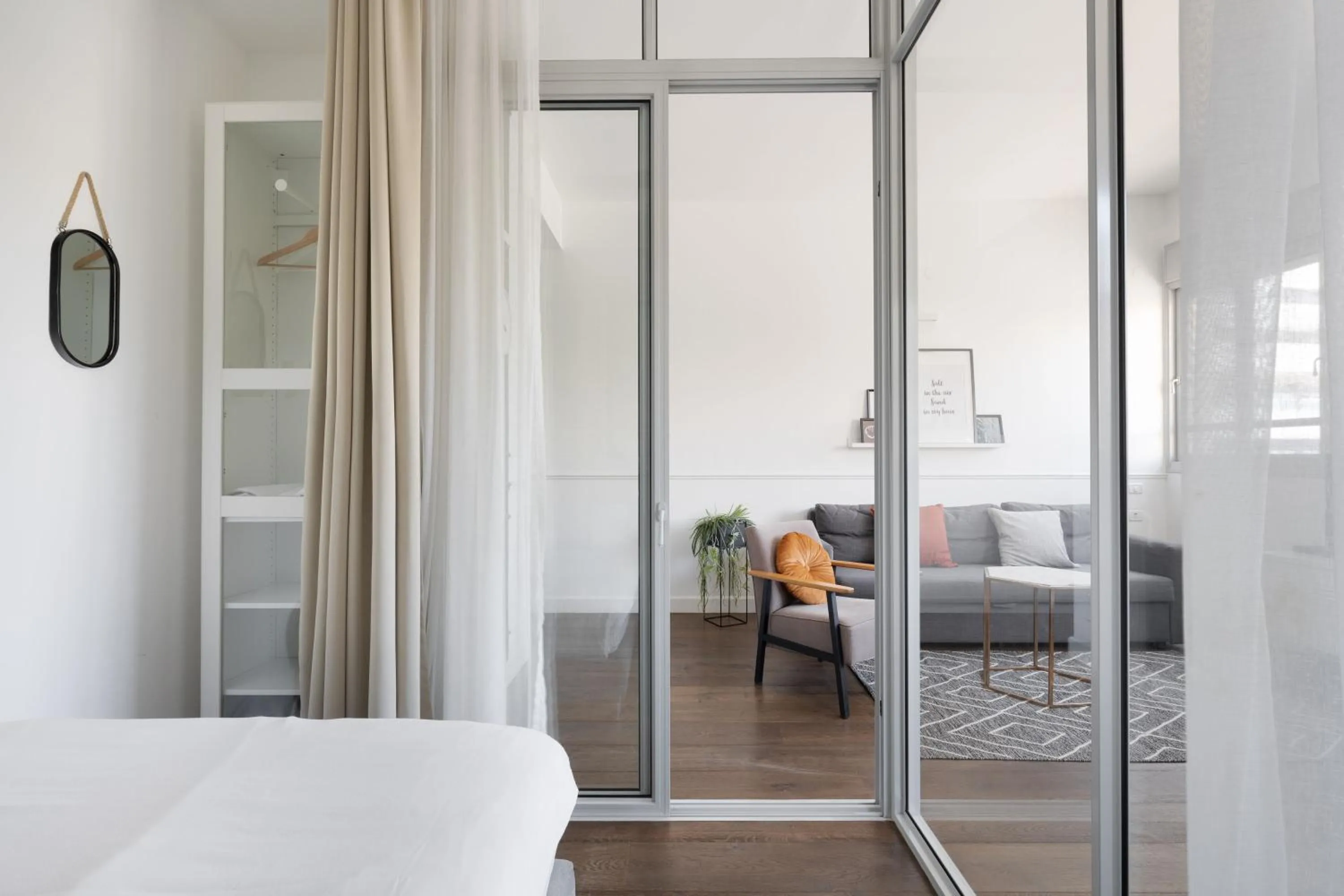 Bed in Bauhaus Boutique by TLV2RENT