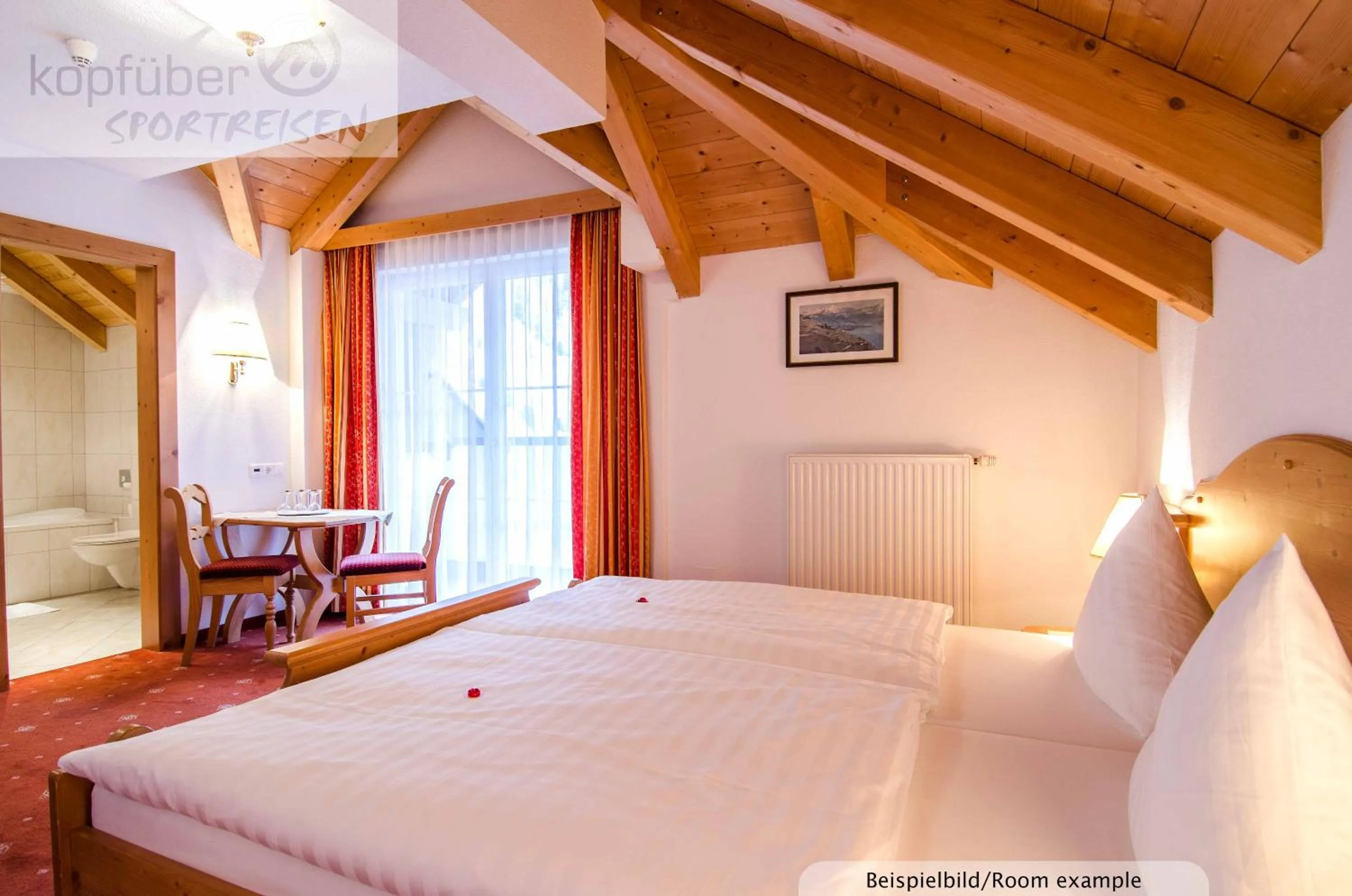 Bed in Sporthotel Daniel