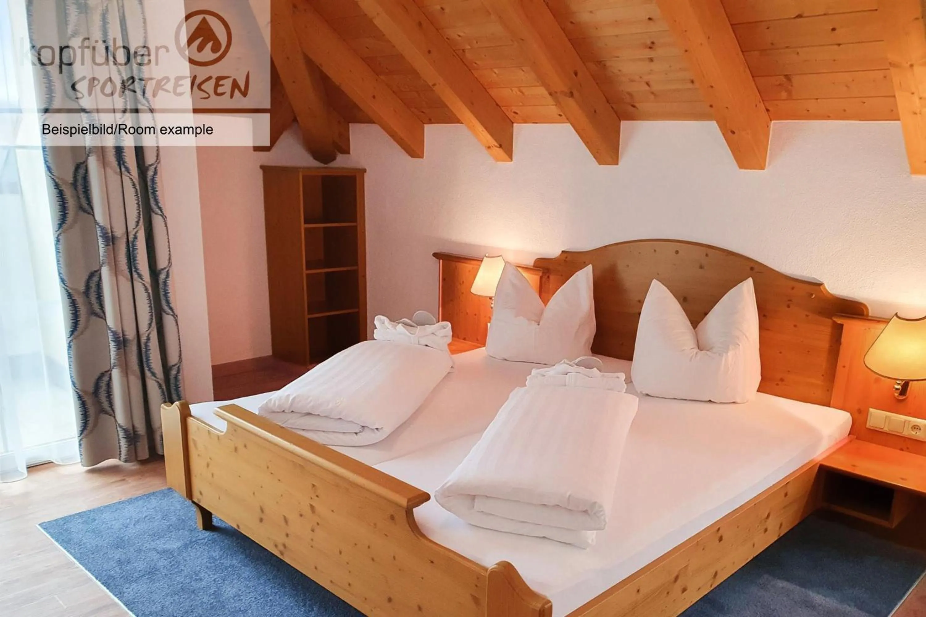 Bed in Sporthotel Daniel