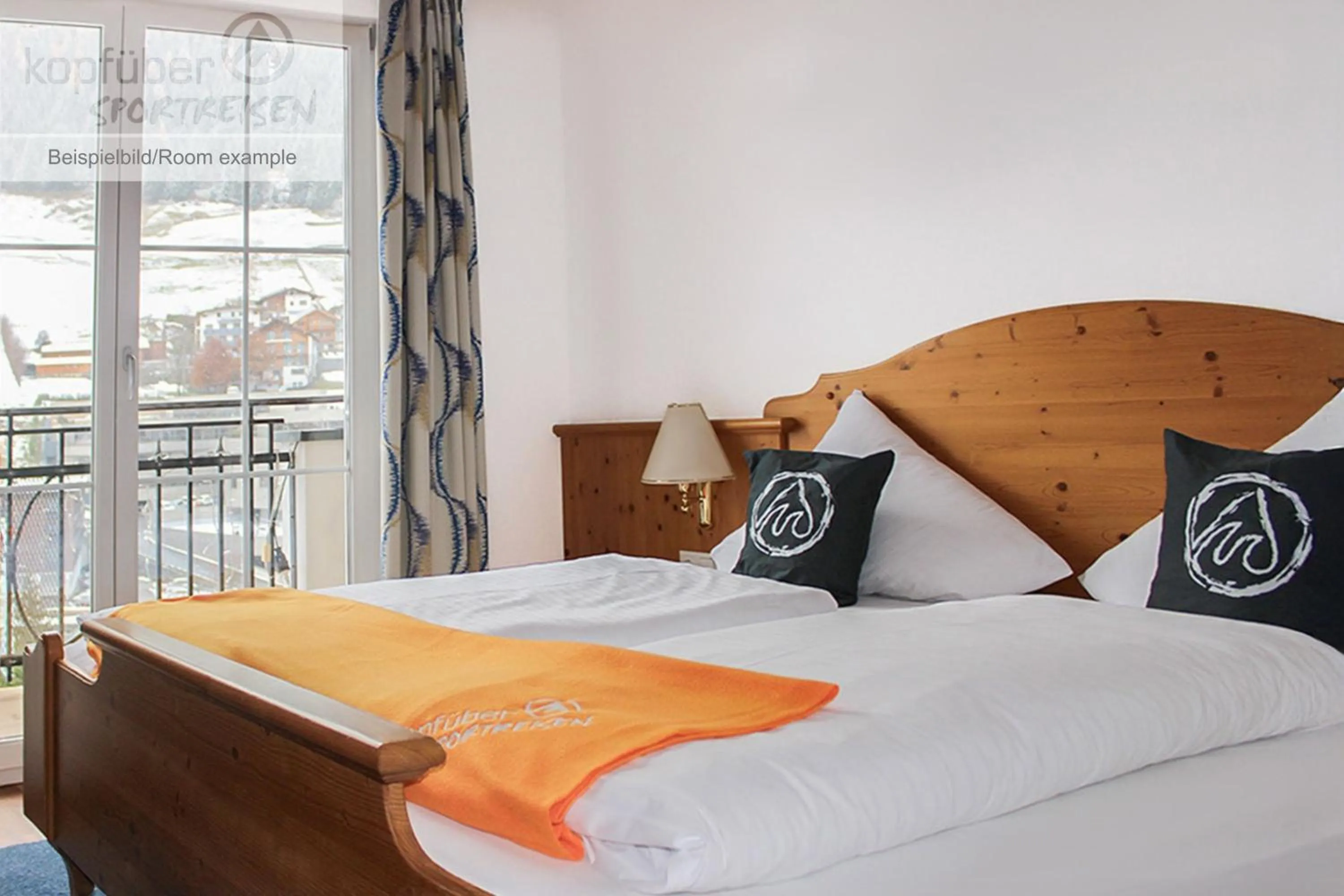 Bed in Sporthotel Daniel