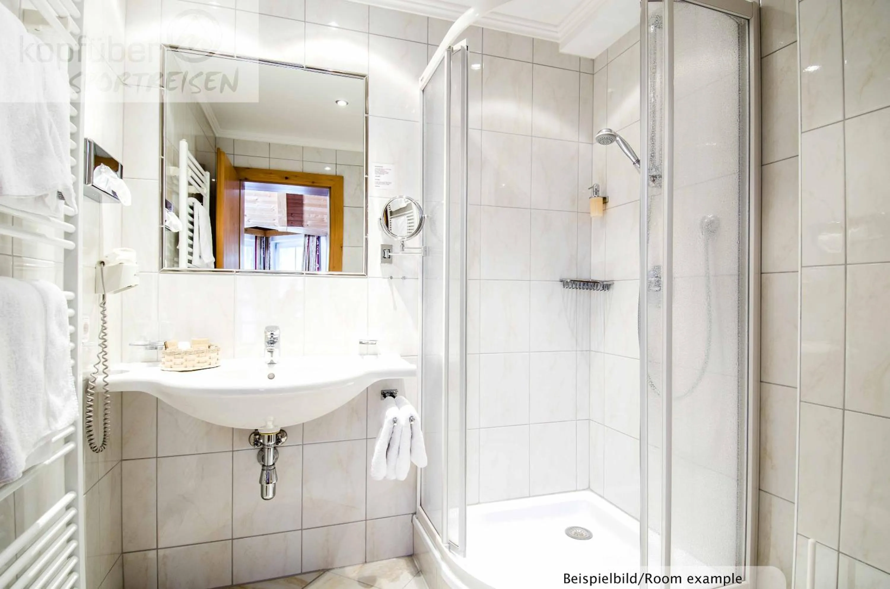 Shower in Sporthotel Daniel