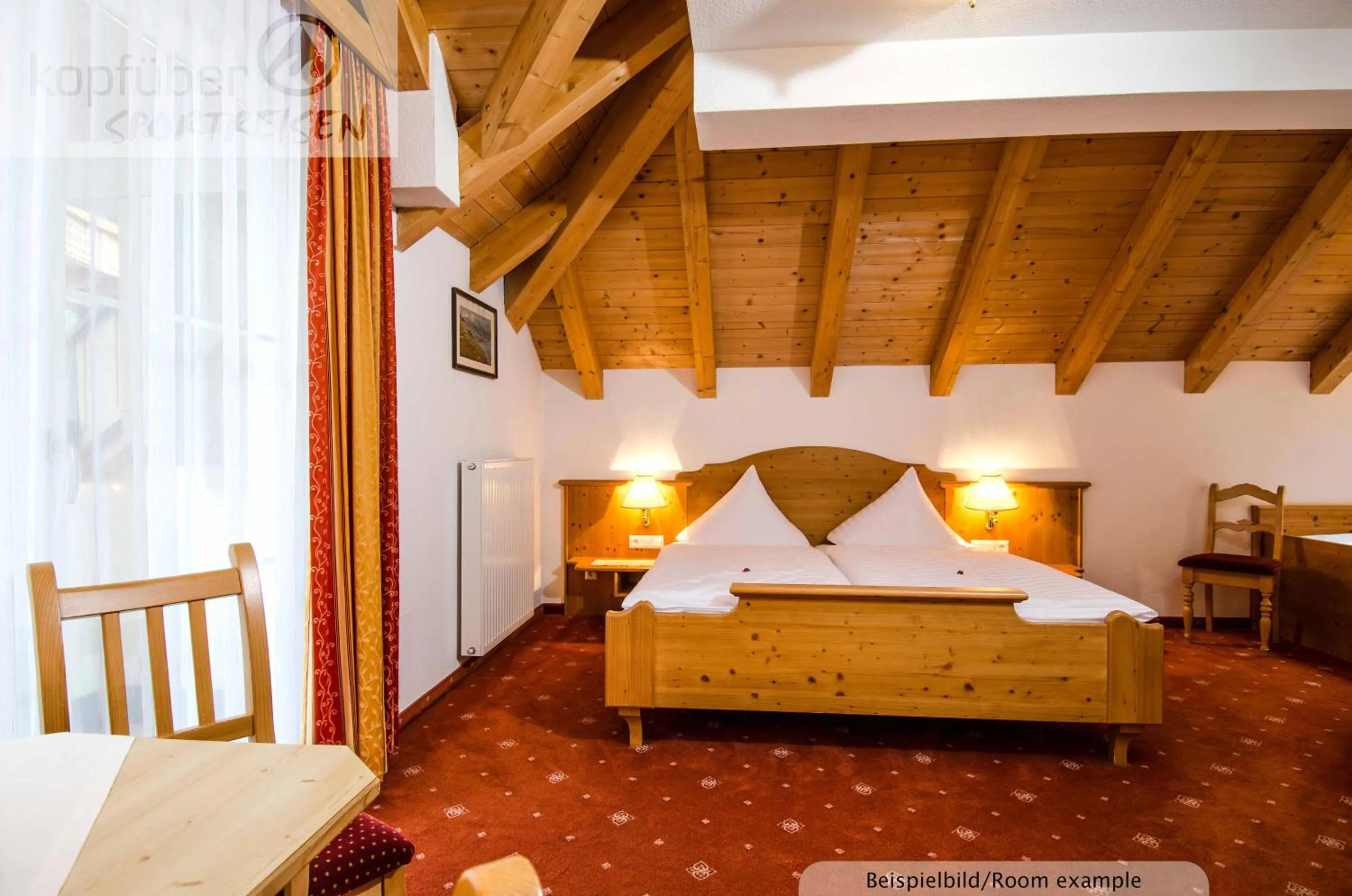 Bed in Sporthotel Daniel