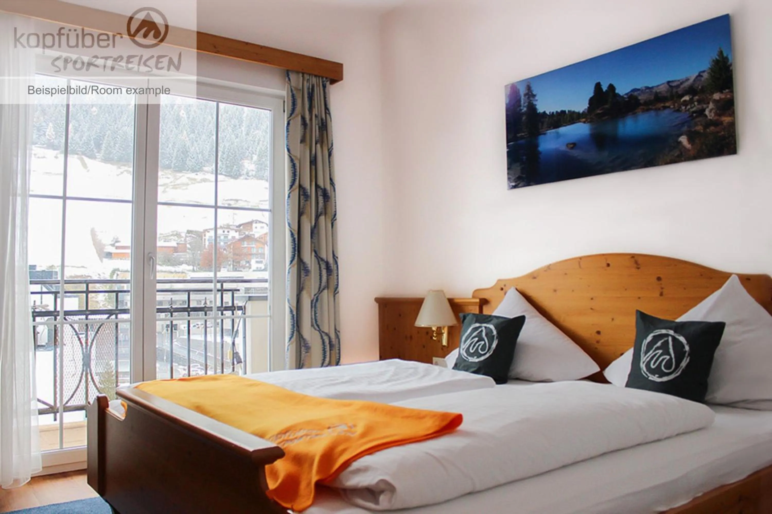 Bed in Sporthotel Daniel