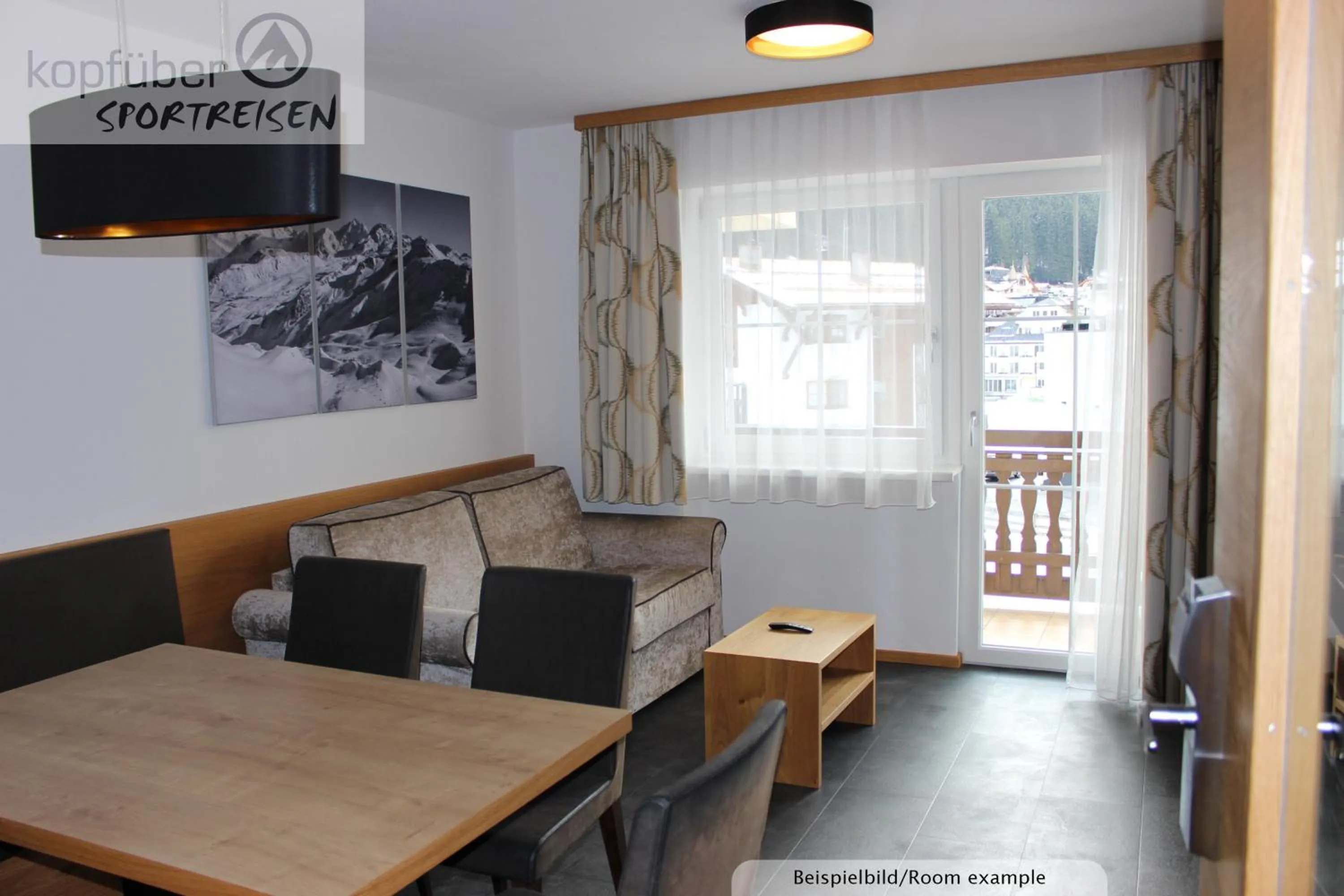 Living room in Sporthotel Daniel