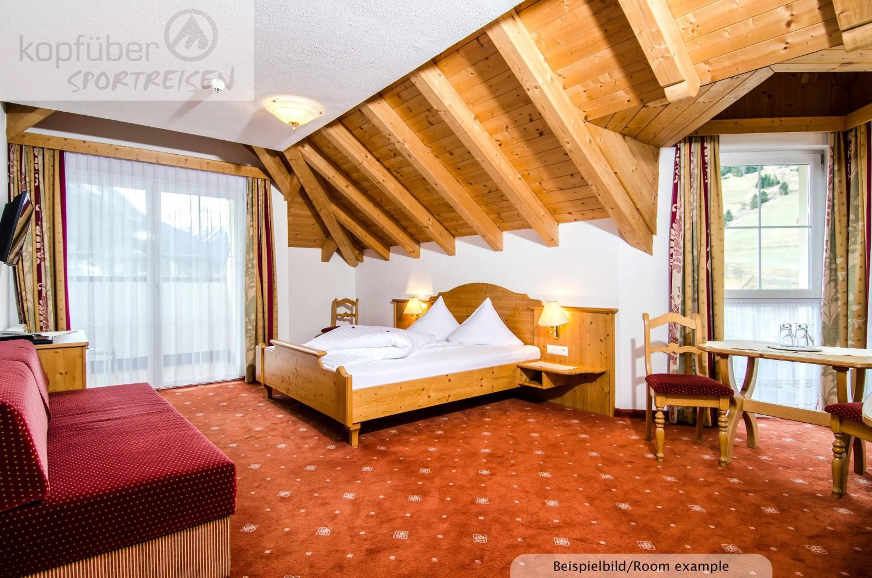 Bed in Sporthotel Daniel