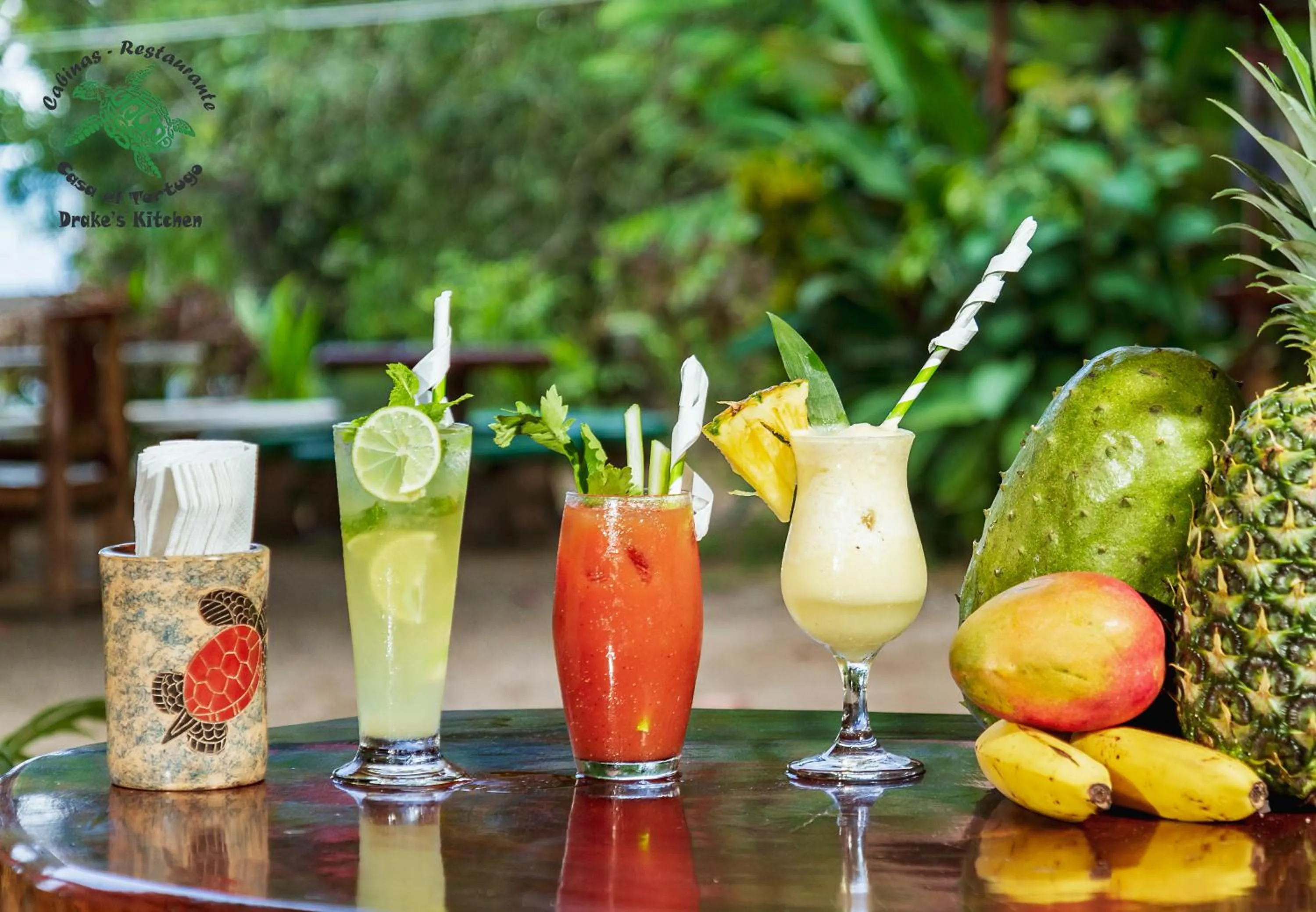 Food and drinks in Casa el Tortugo