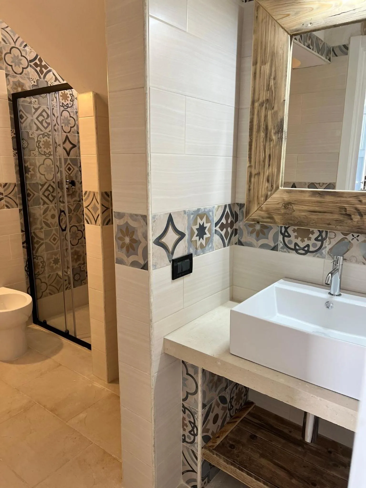 Shower in Masseria dei Monaci