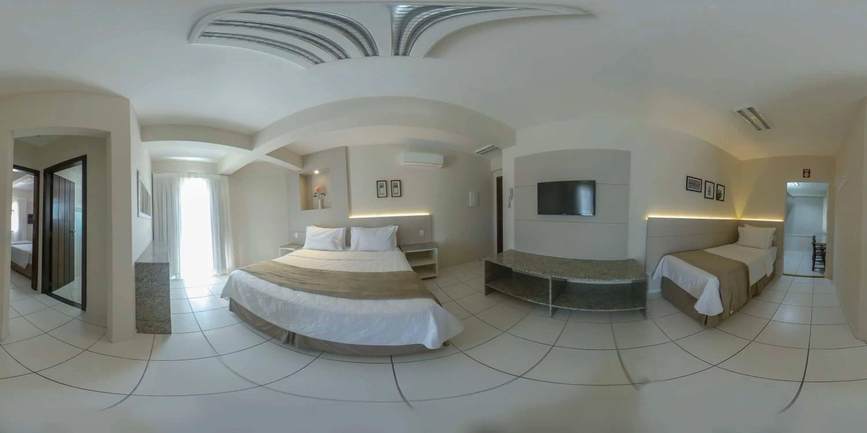 Bed in Pousada Doluar