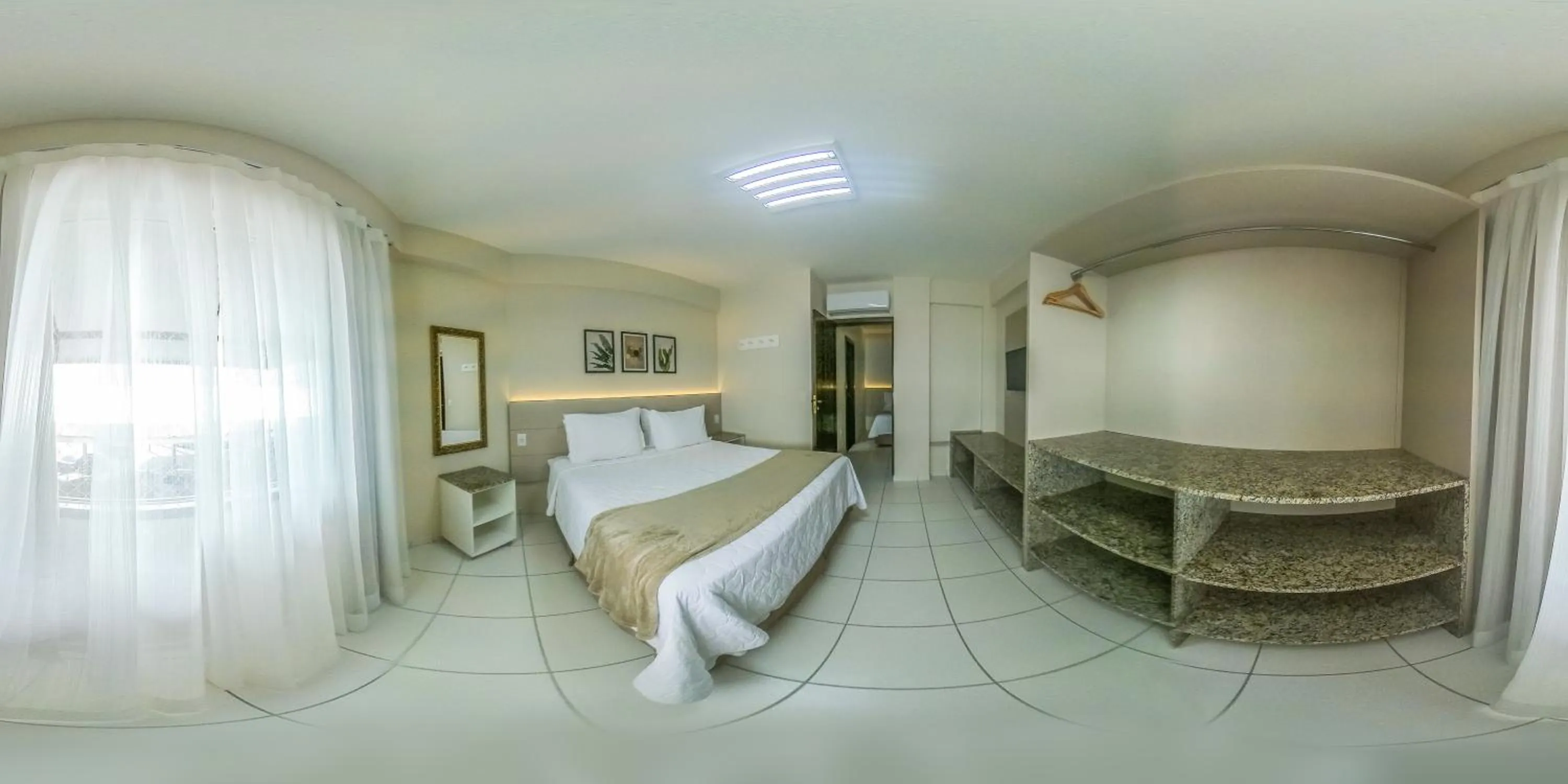 Bed in Pousada Doluar