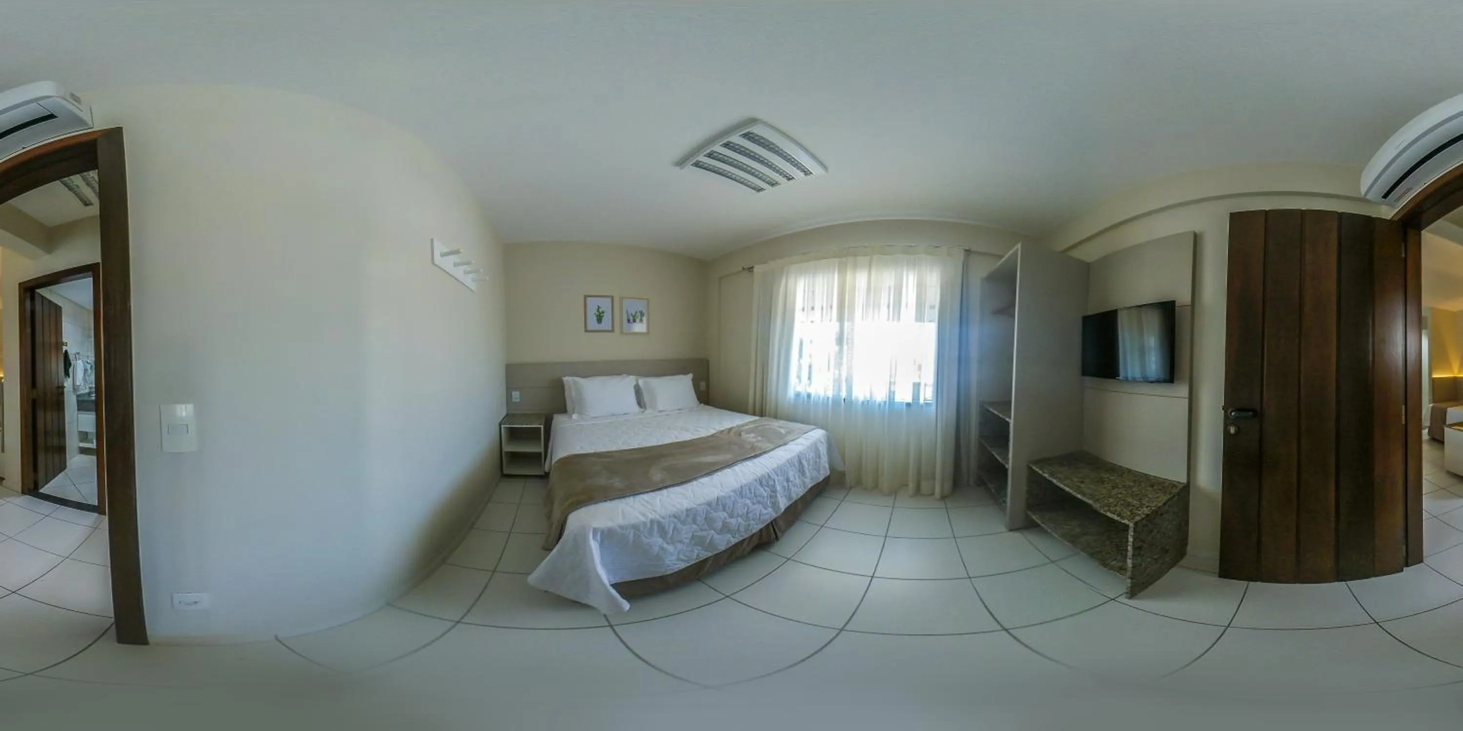 Bed in Pousada Doluar