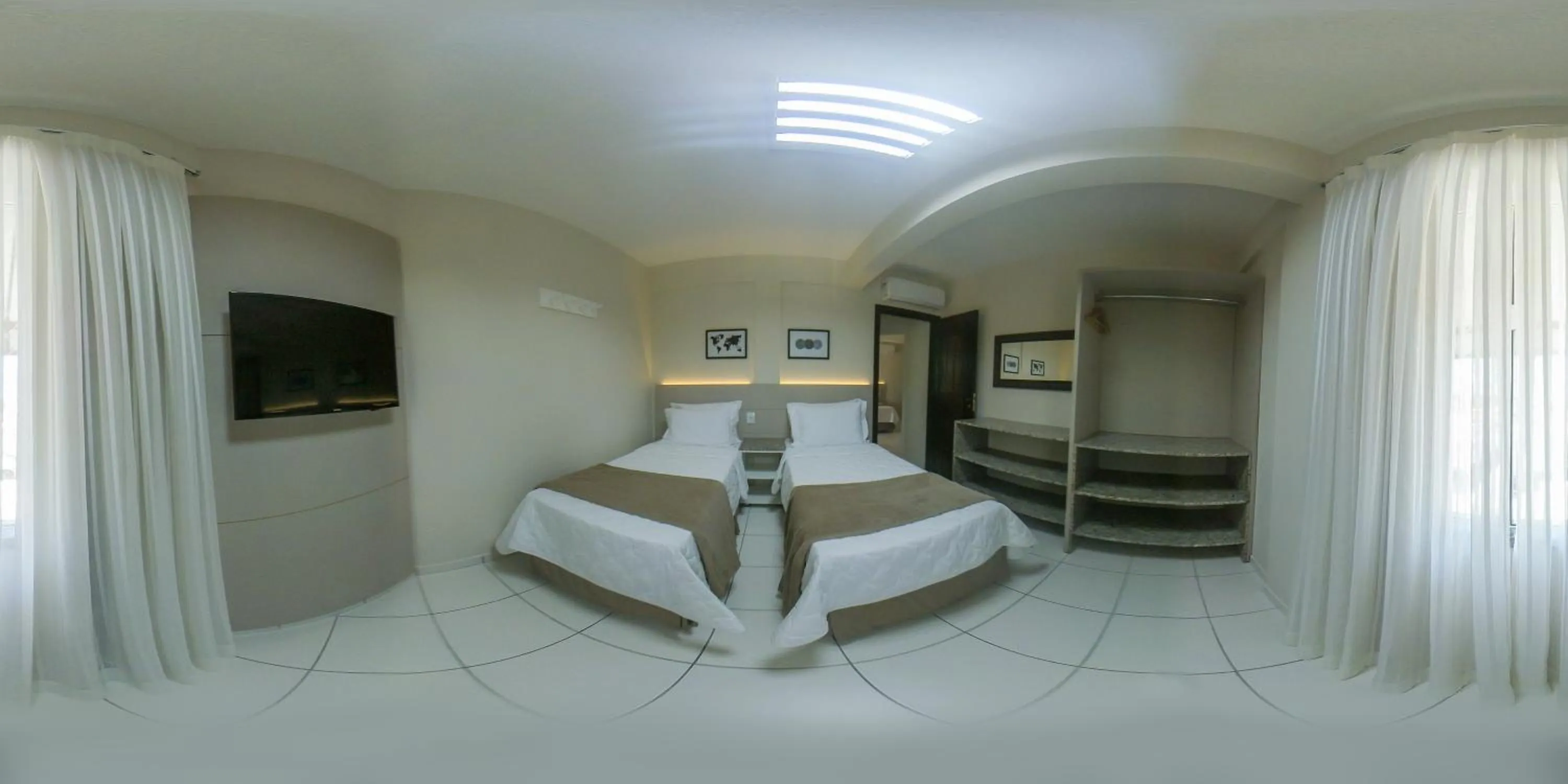 Bed in Pousada Doluar