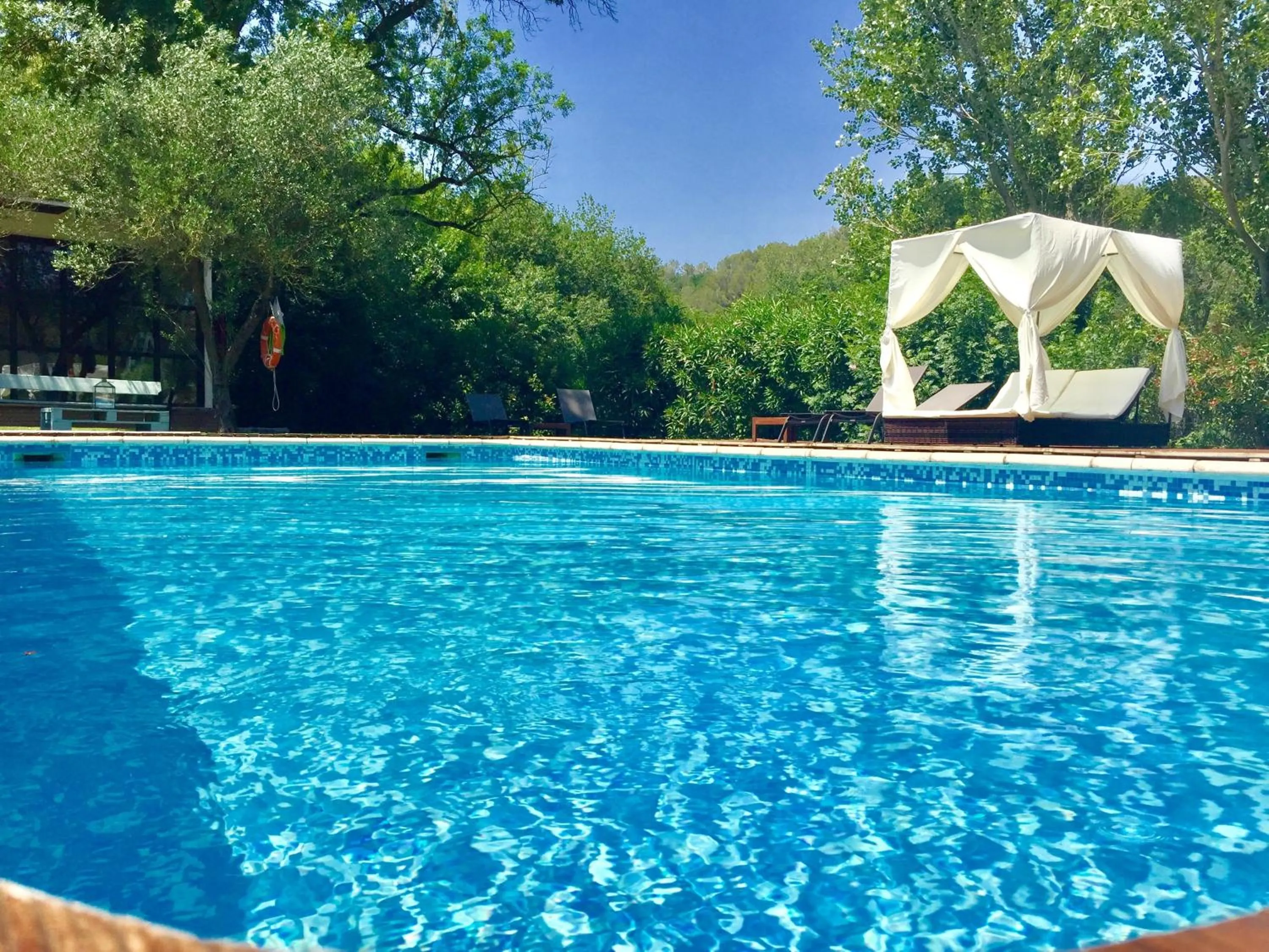 Swimming pool in Hotel Masia La Palma
