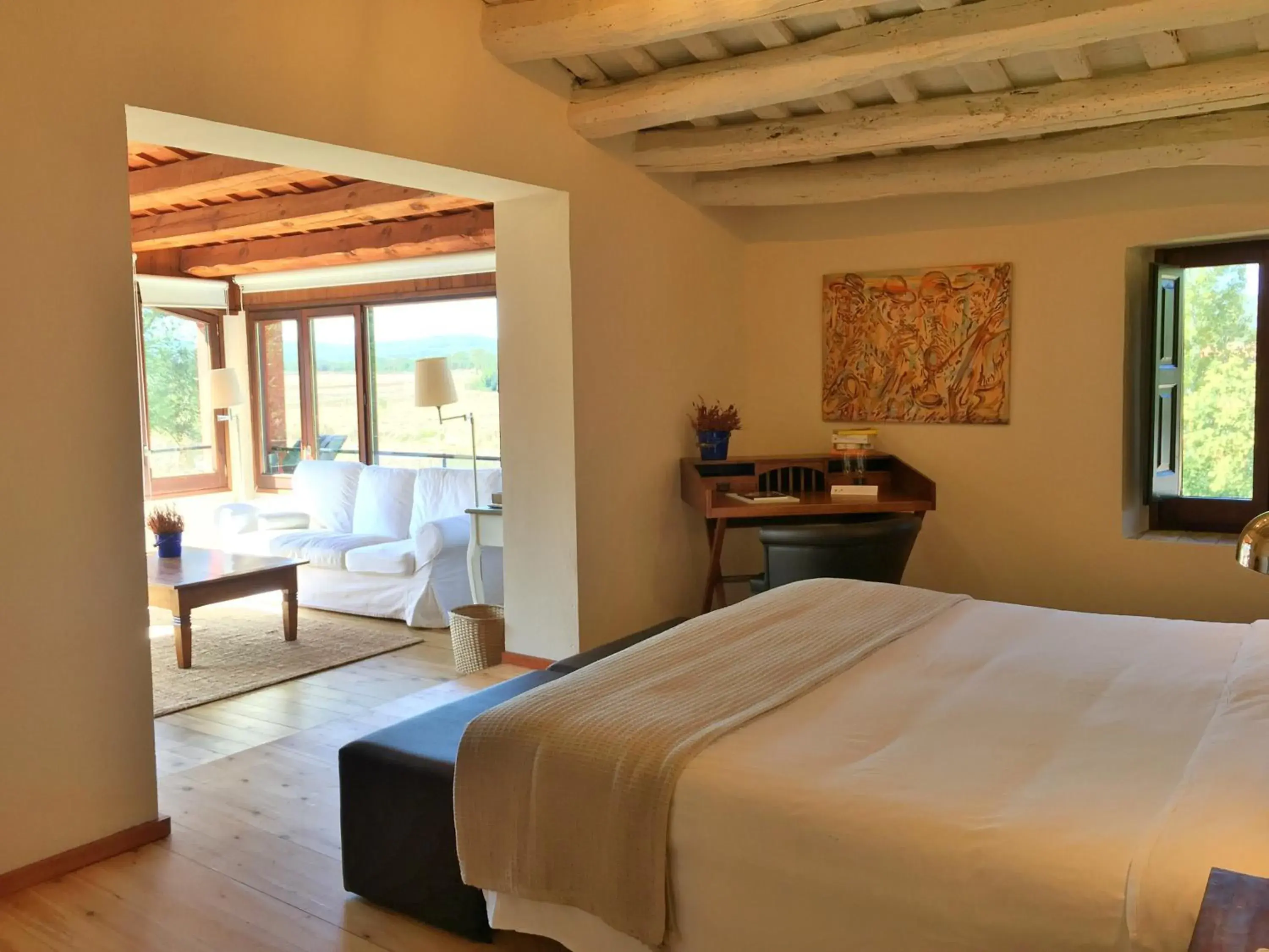 Junior Suite with Garden View in Hotel Masia La Palma Junior Suite with Garden View in Hotel Masia La Palma