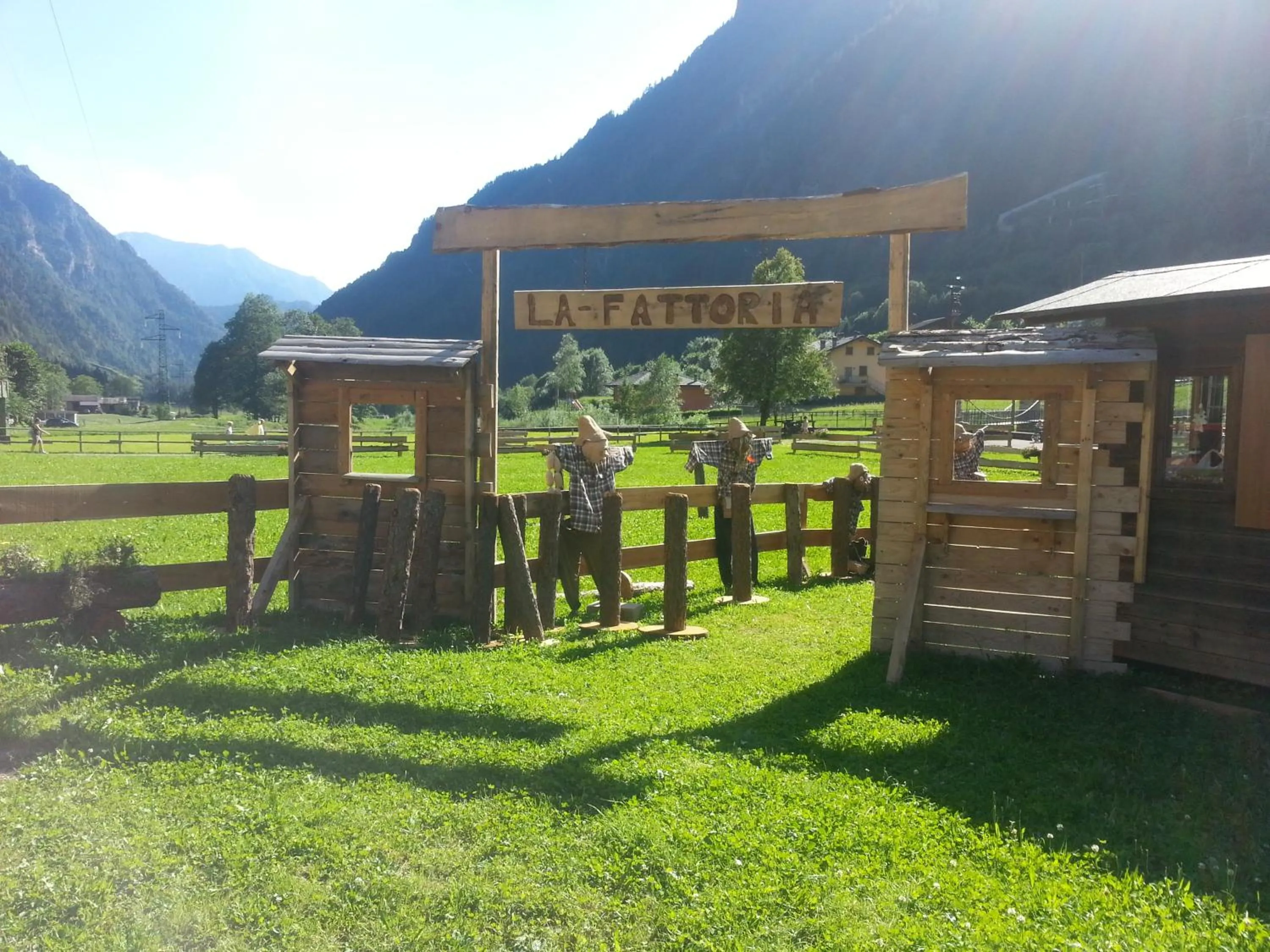 Children play ground in Hotel Pedretti