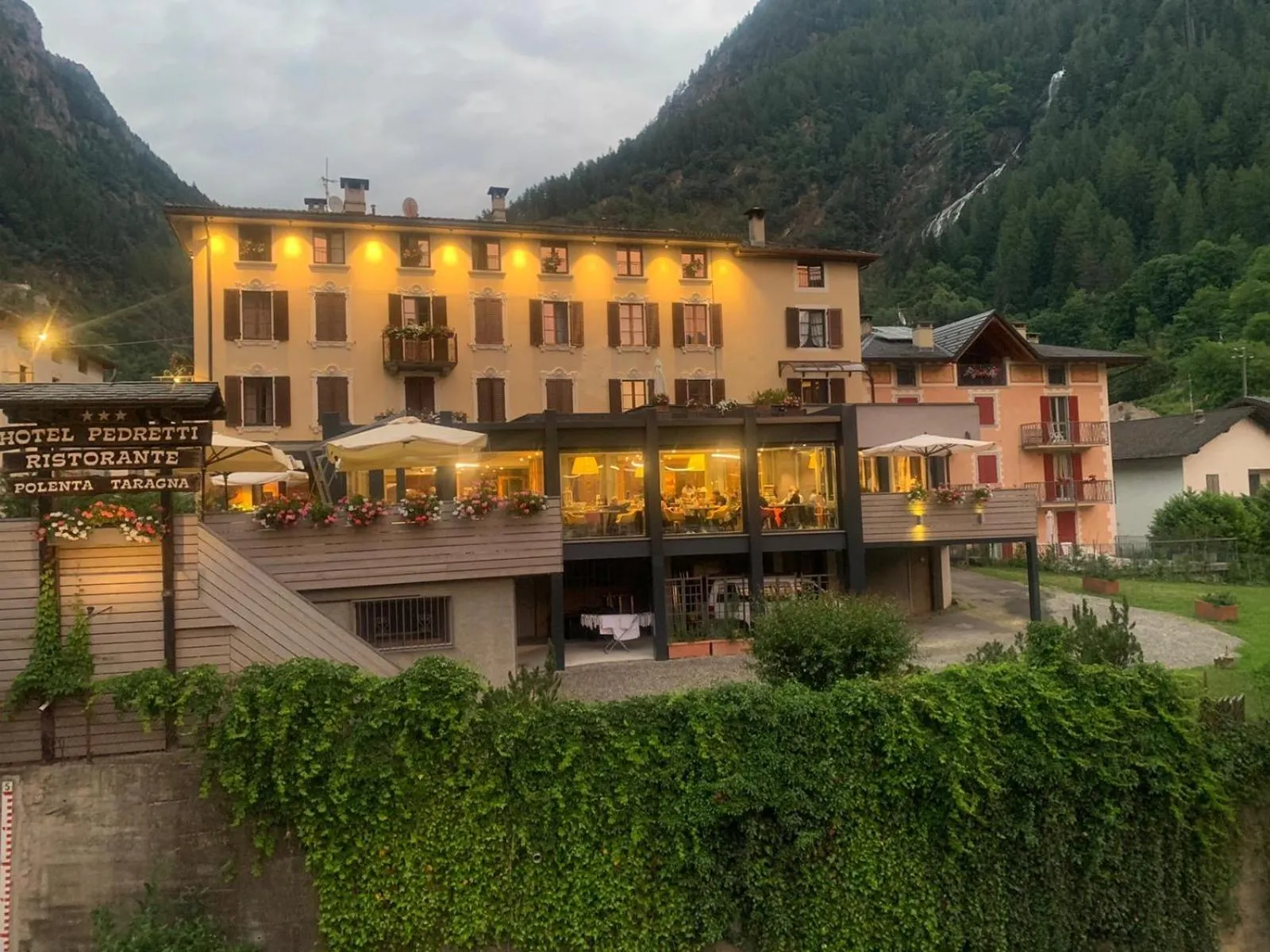 Property building in Hotel Pedretti