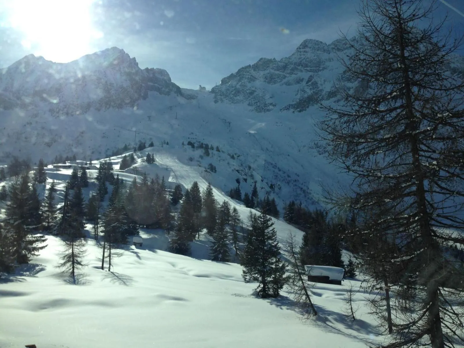 Skiing in Hotel Pedretti