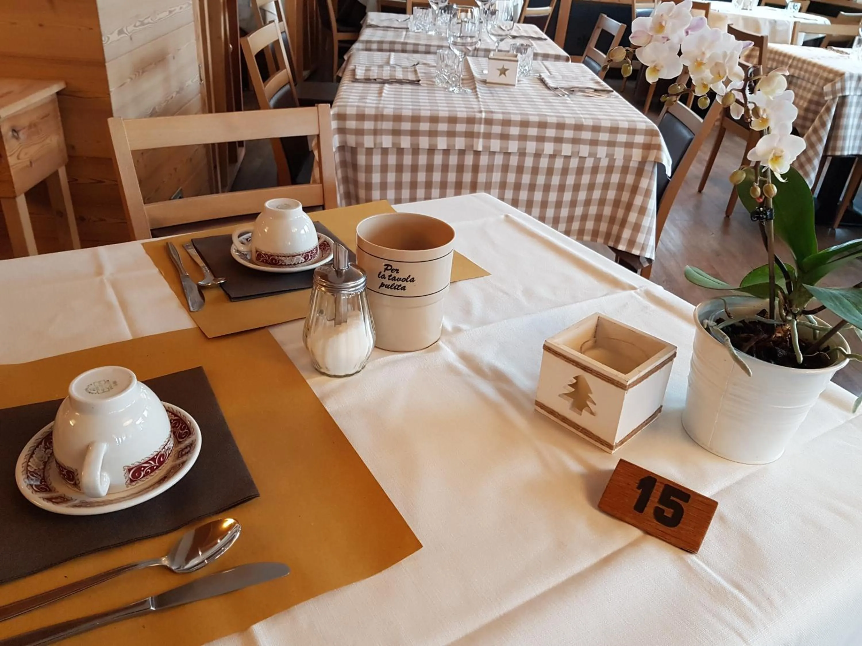 Food close-up in Hotel Pedretti