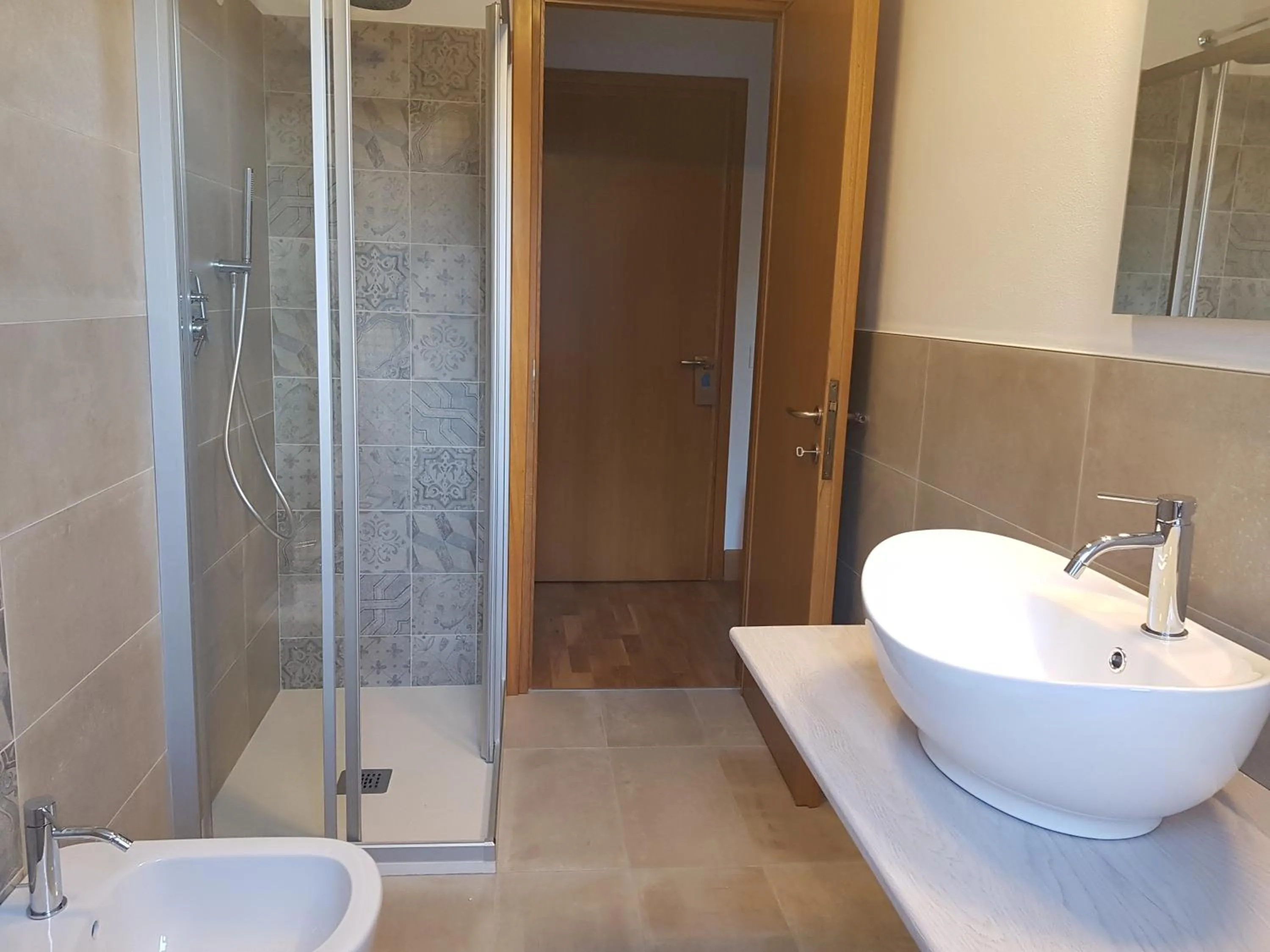 Bathroom in Hotel Pedretti