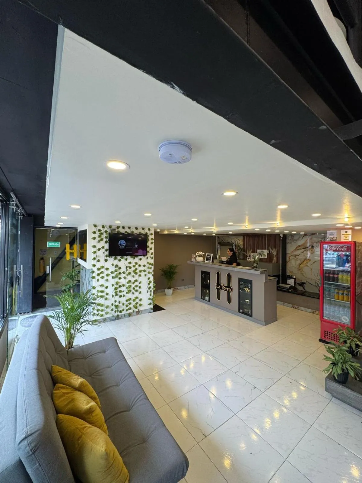 Lobby or reception in HOTEl LA PORRA