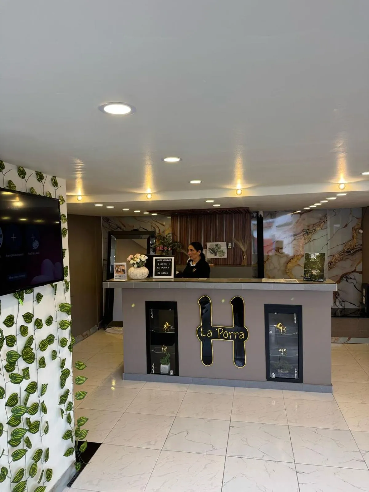 Lobby or reception in HOTEl LA PORRA