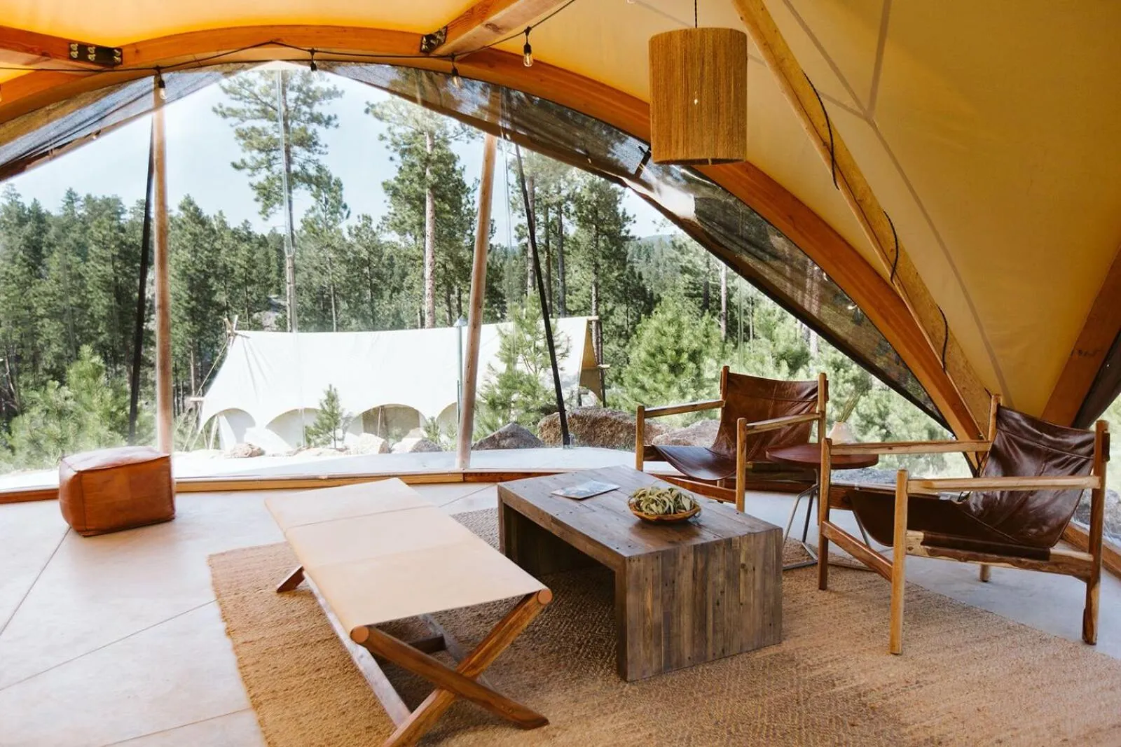 Lobby or reception in Under Canvas Mount Rushmore