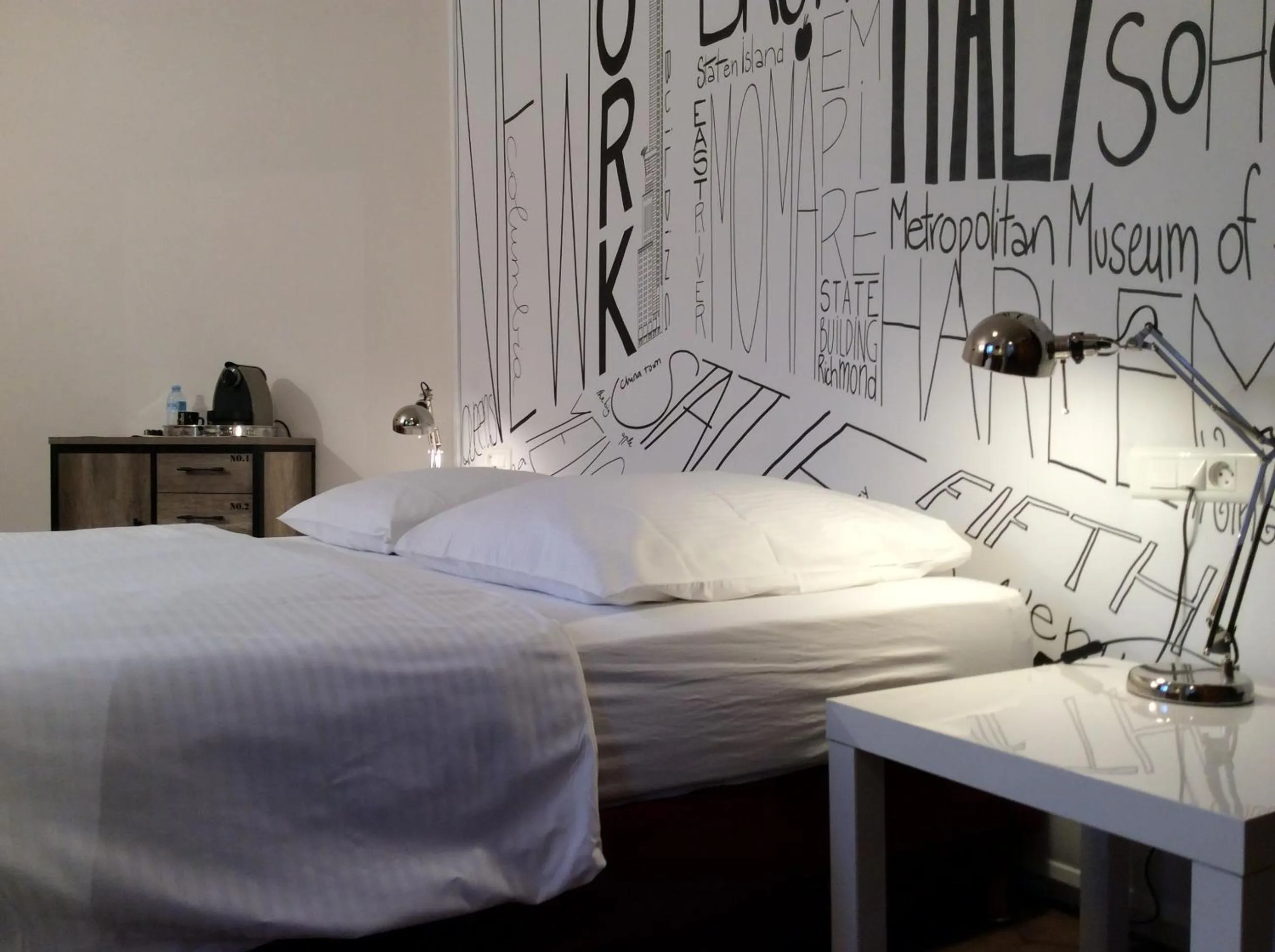 Bed in Hôtel Des Bois