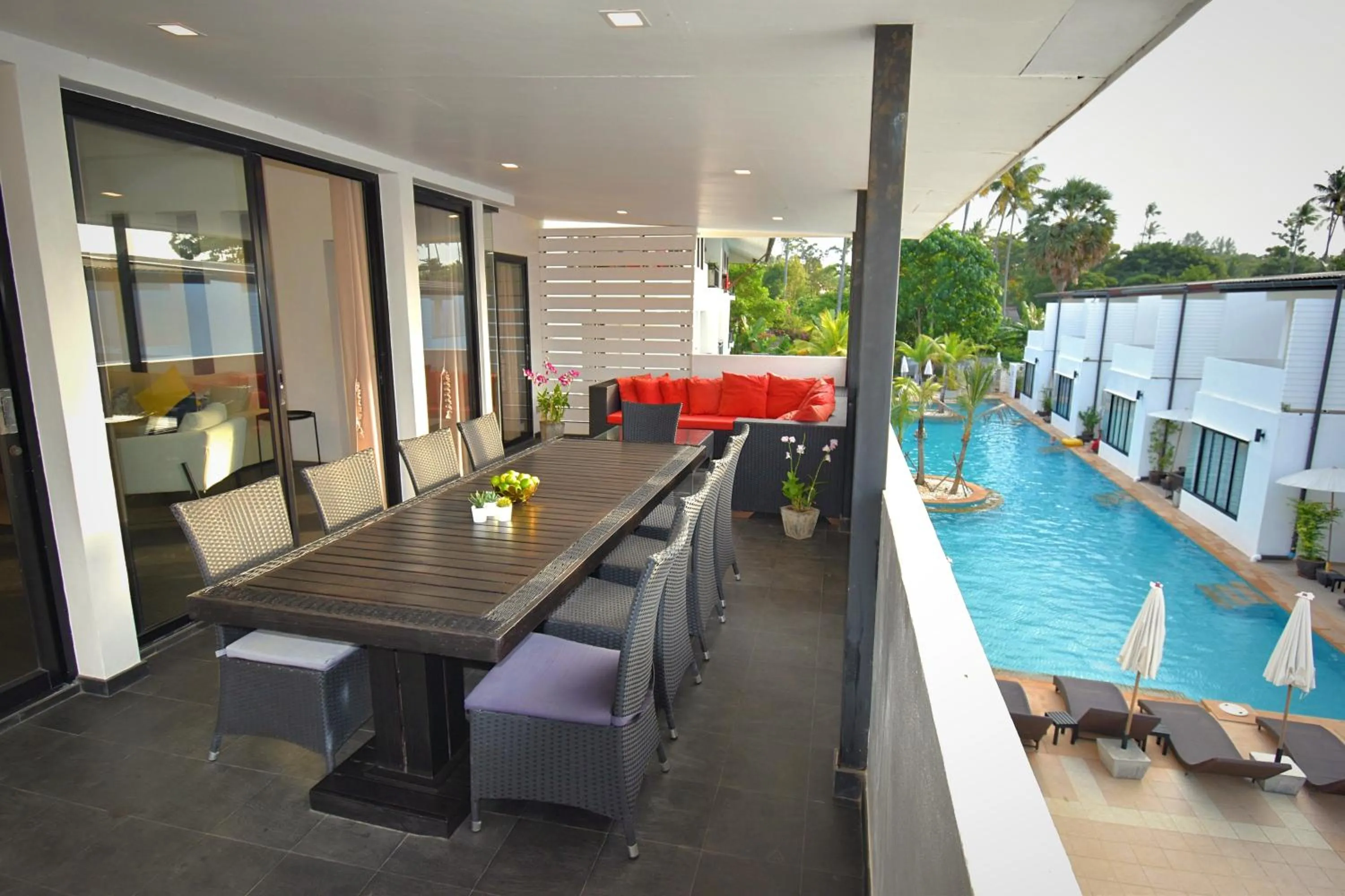 Balcony/Terrace in Sai Naam Lanta Residence SHA Plus