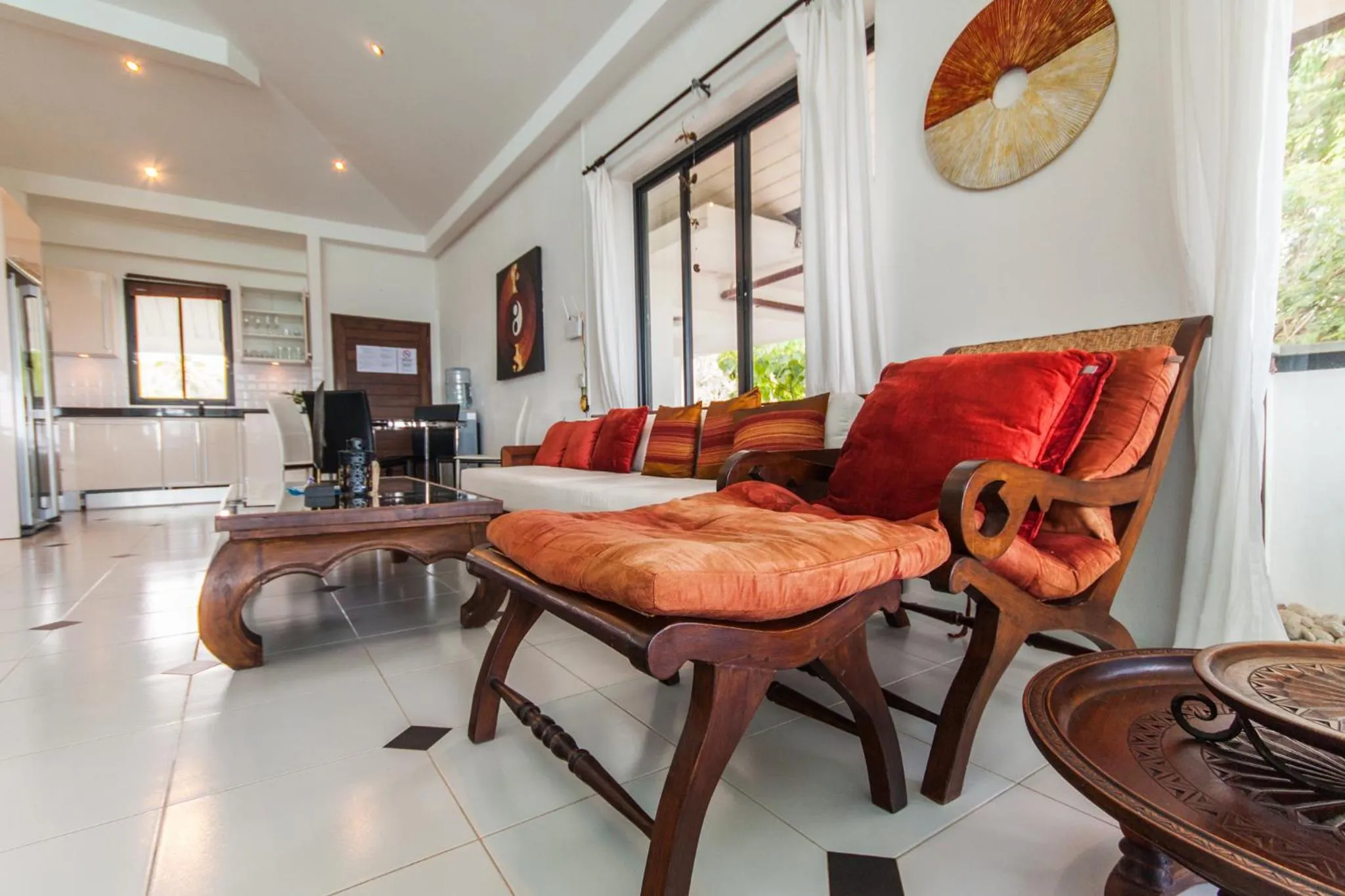 Living room in Sai Naam Lanta Residence SHA Plus