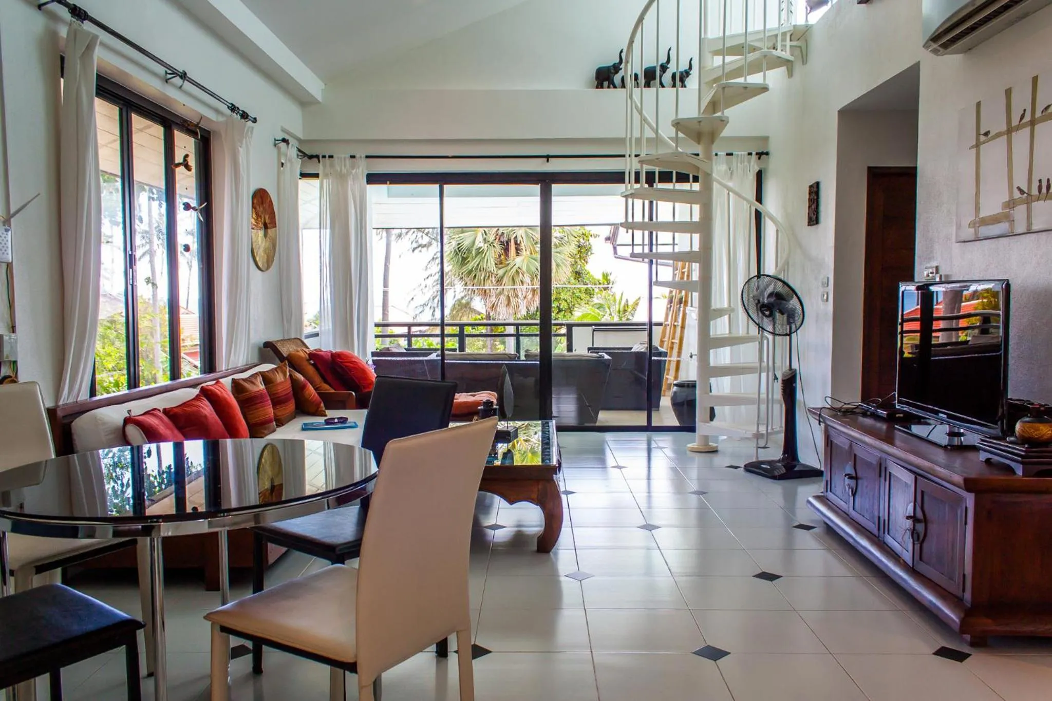 Living room in Sai Naam Lanta Residence SHA Plus
