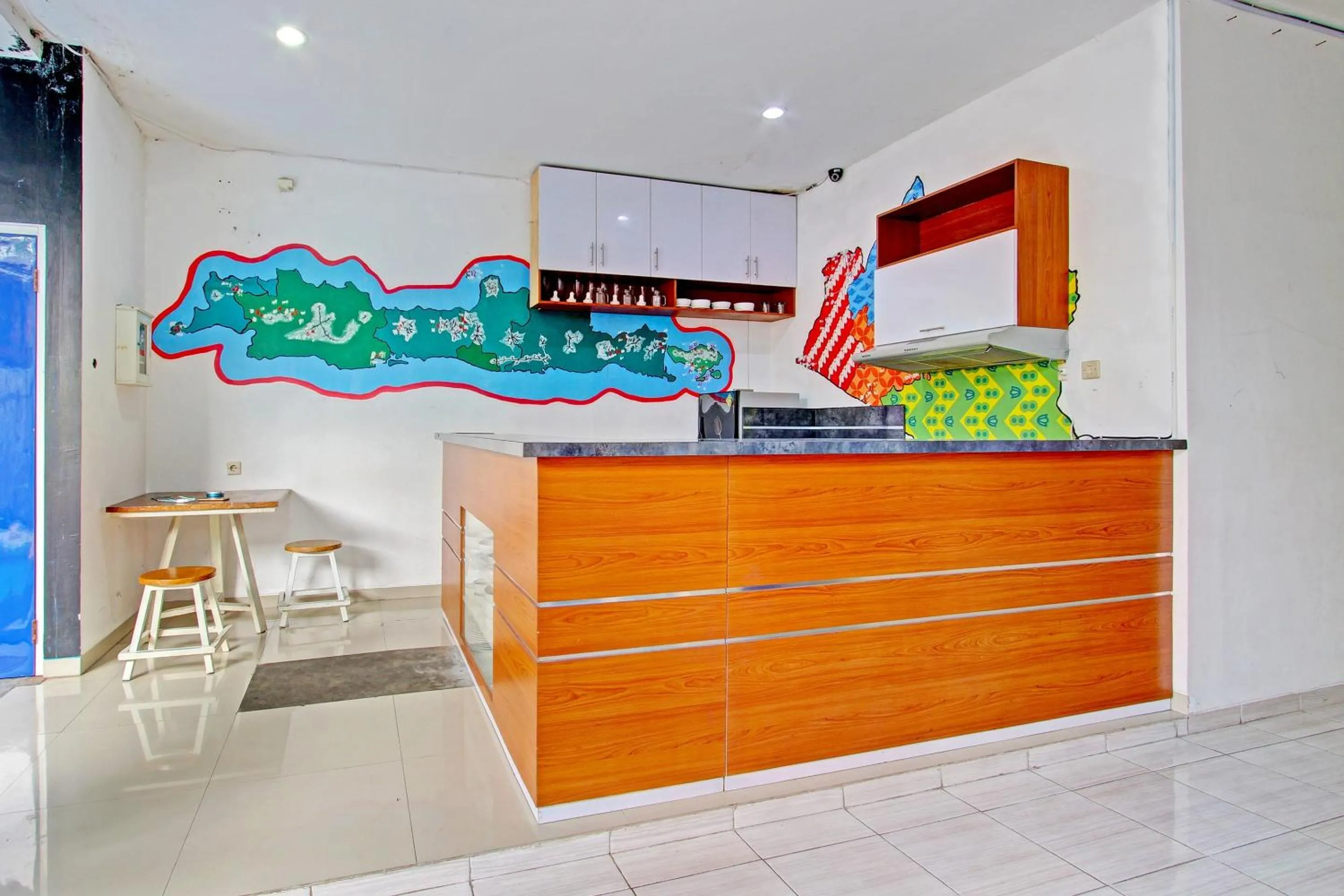 Lobby or reception in OYO 91952 Oase Hostel