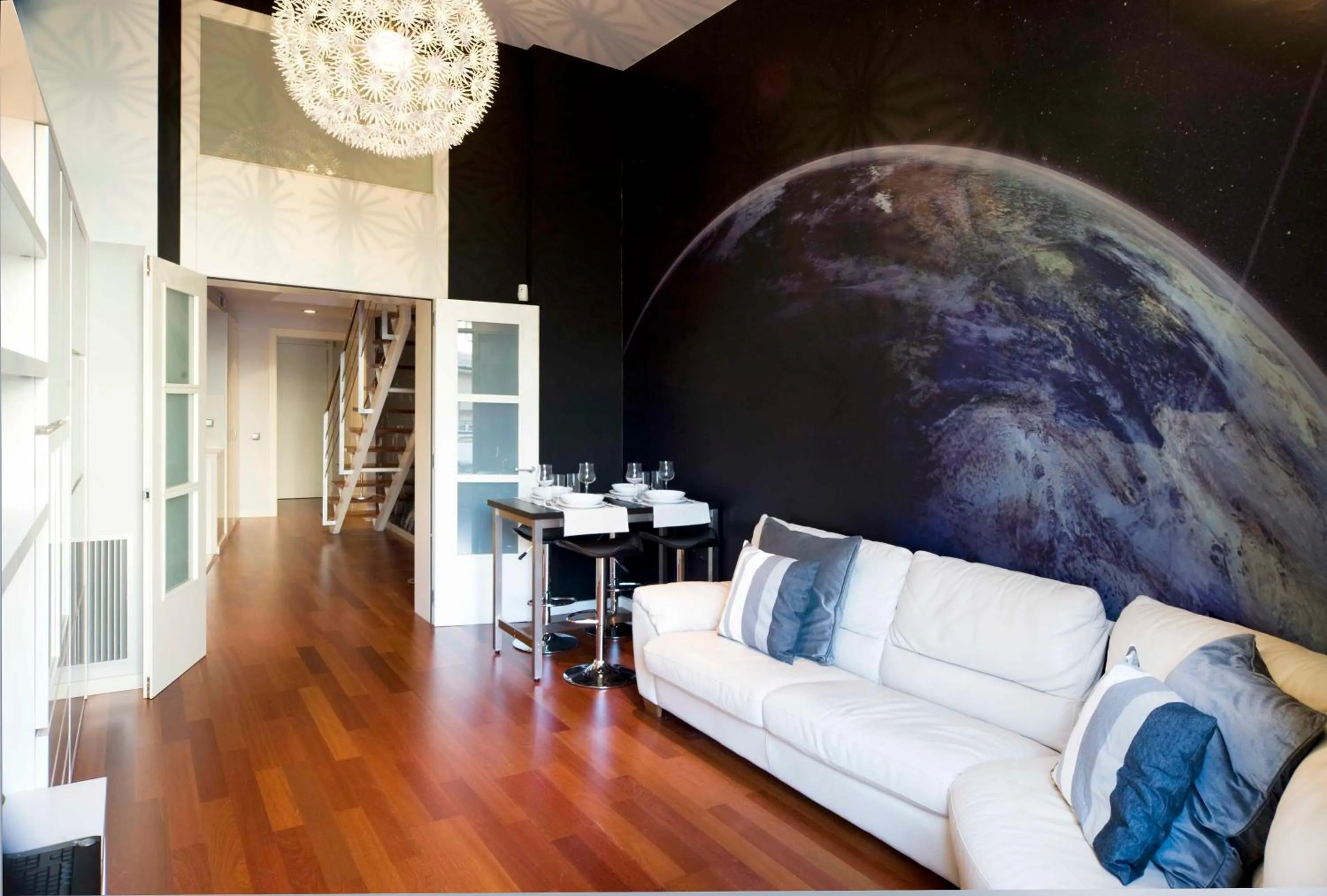 Living room in You Stylish City Center Apartments