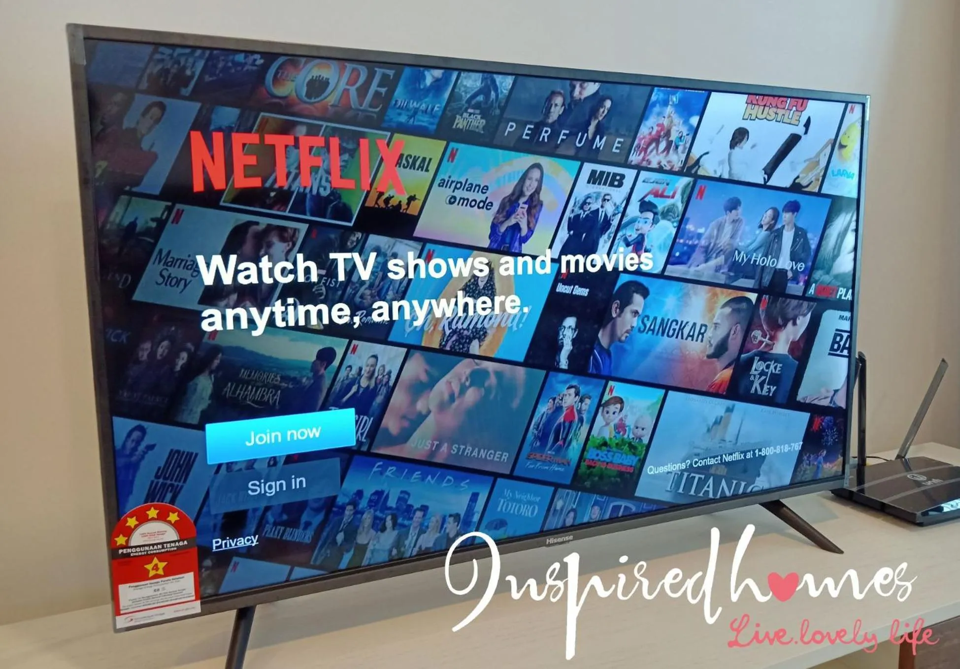 TV and multimedia in Inspired Homes @ Summer Suite