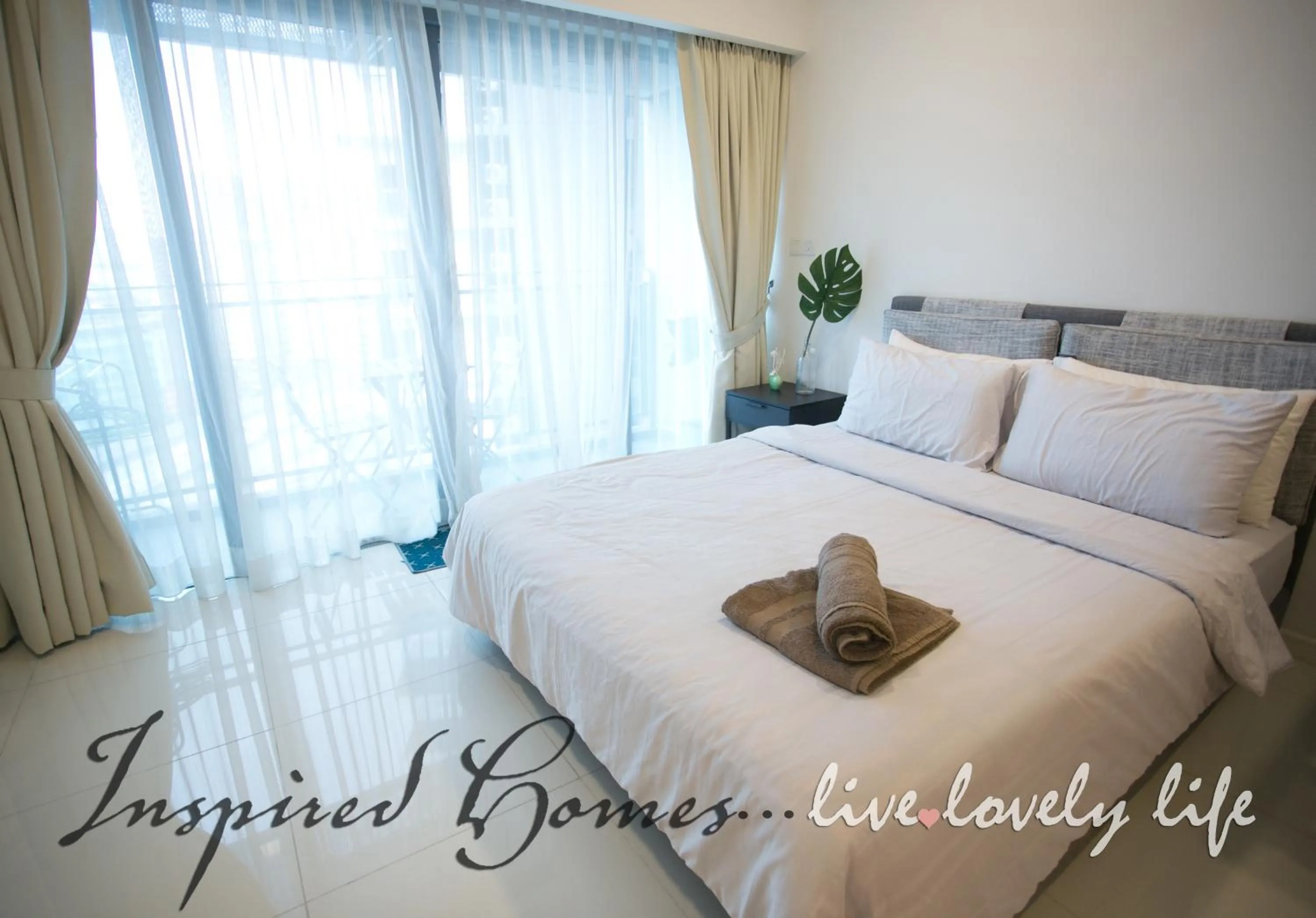 Bed in Inspired Homes @ Summer Suite