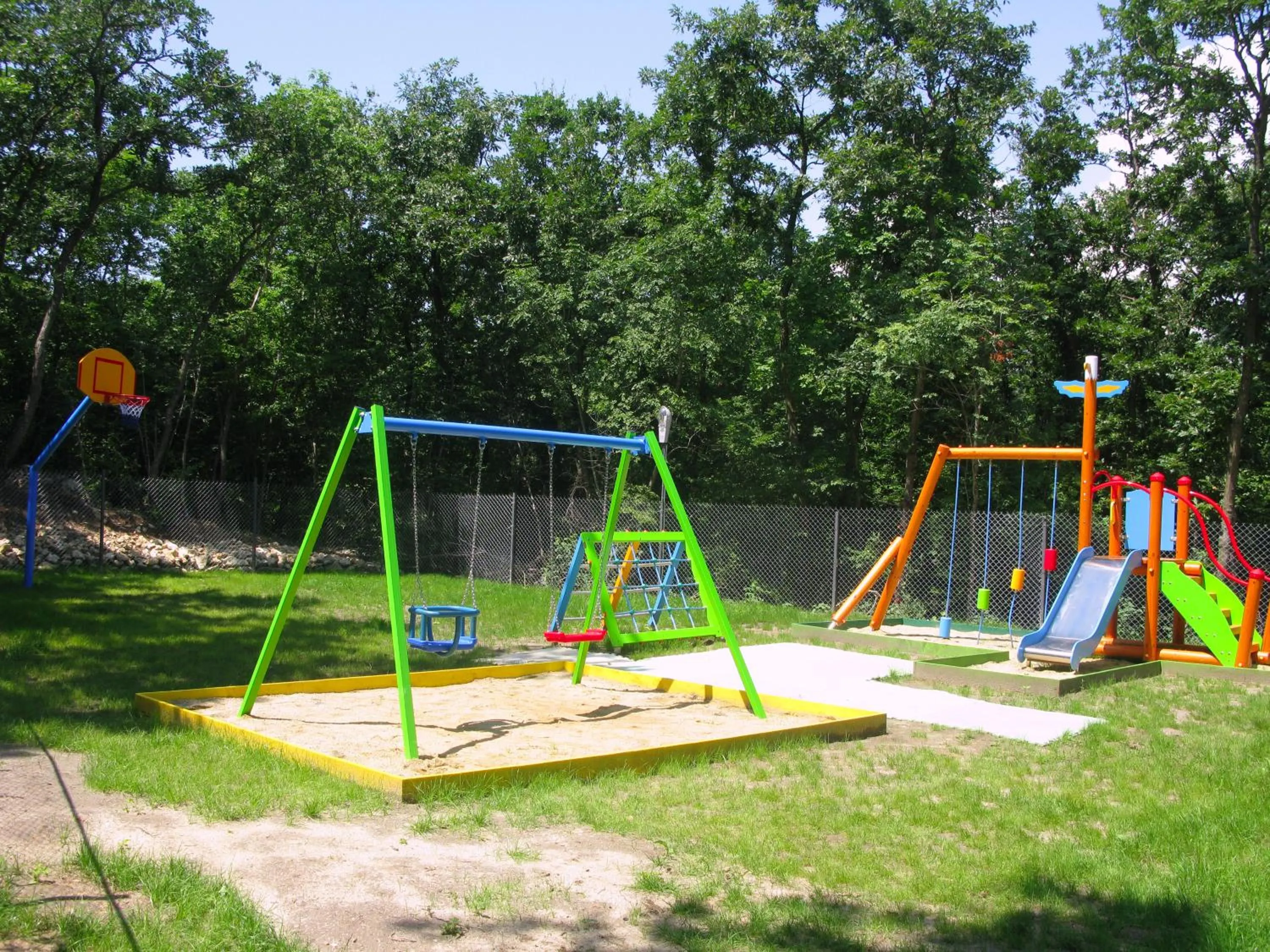 Children play ground in Park hotel Bellevue