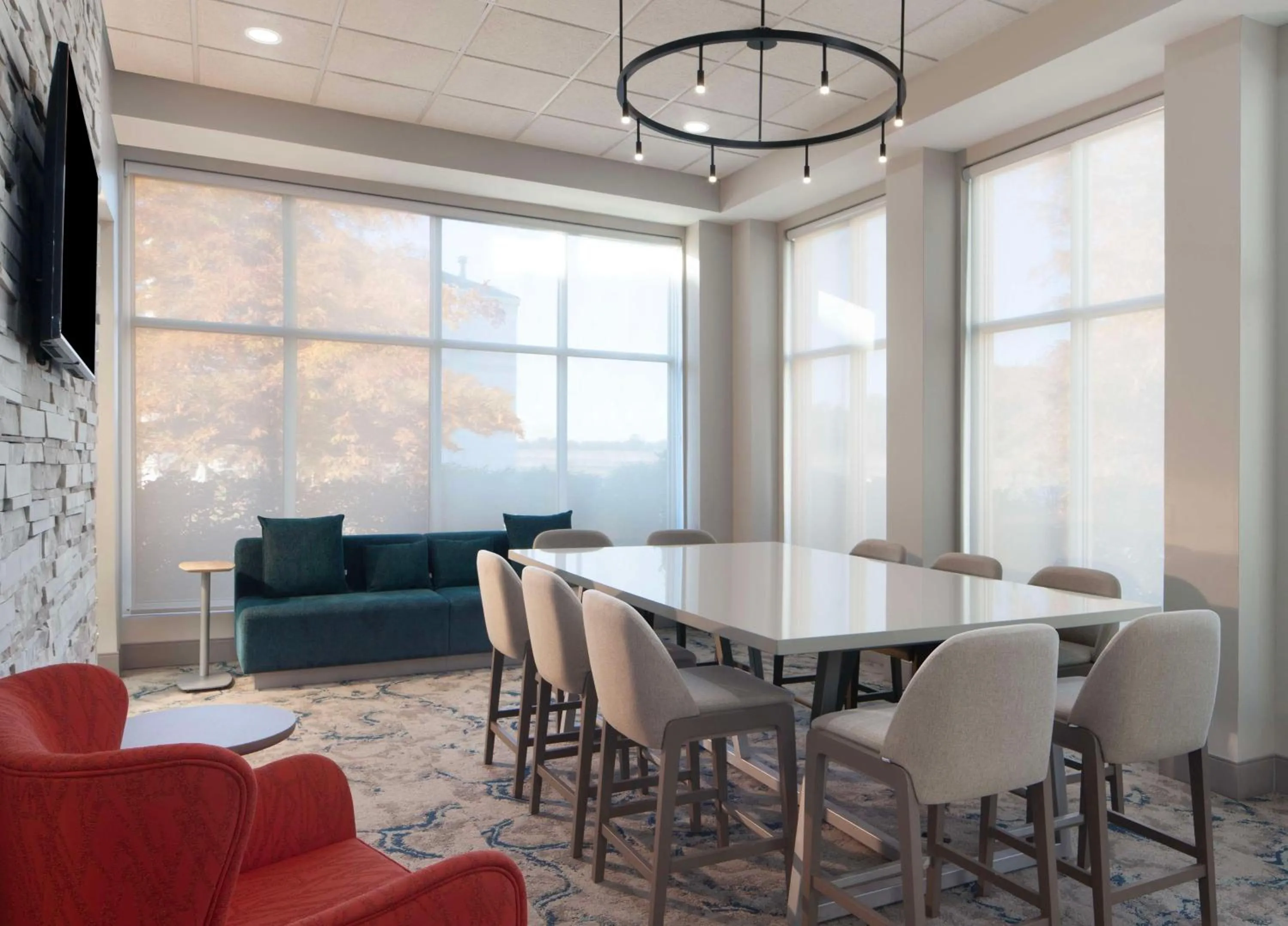 Lobby or reception in Hilton Garden Inn Shreveport